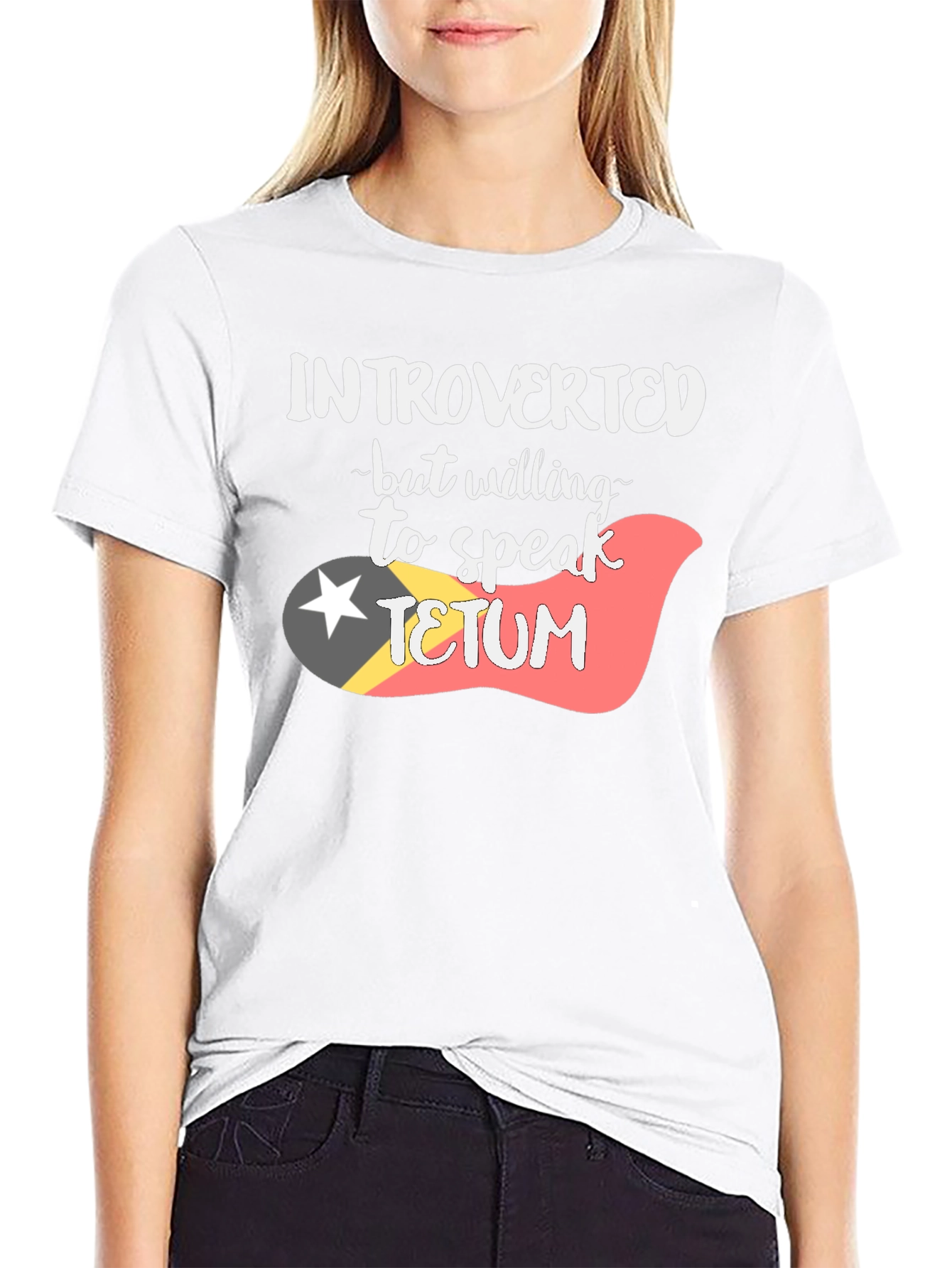 Introverted Tetum Language T-Shirt