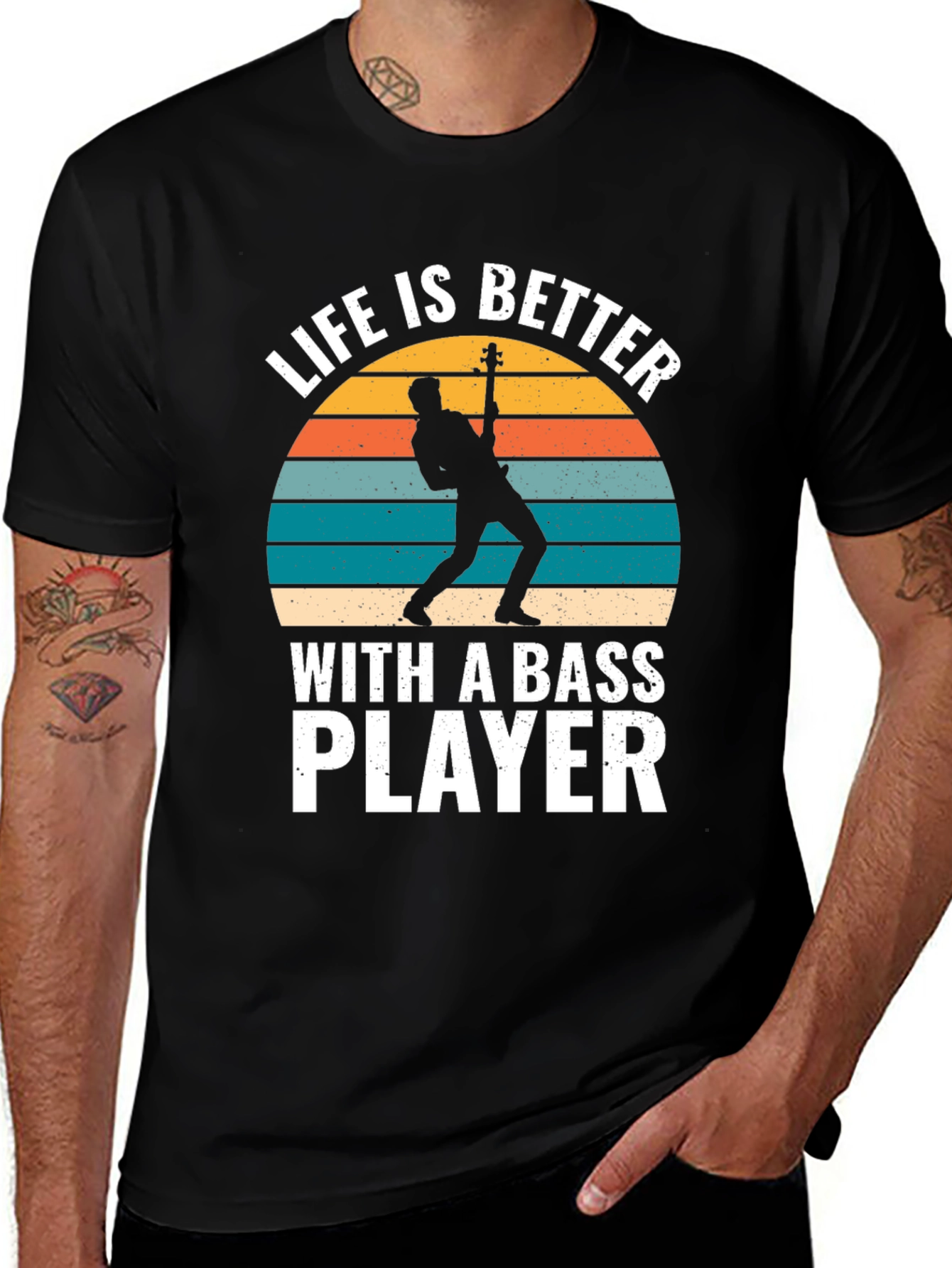 Bass Player T-Shirt: Life is Better with Bass