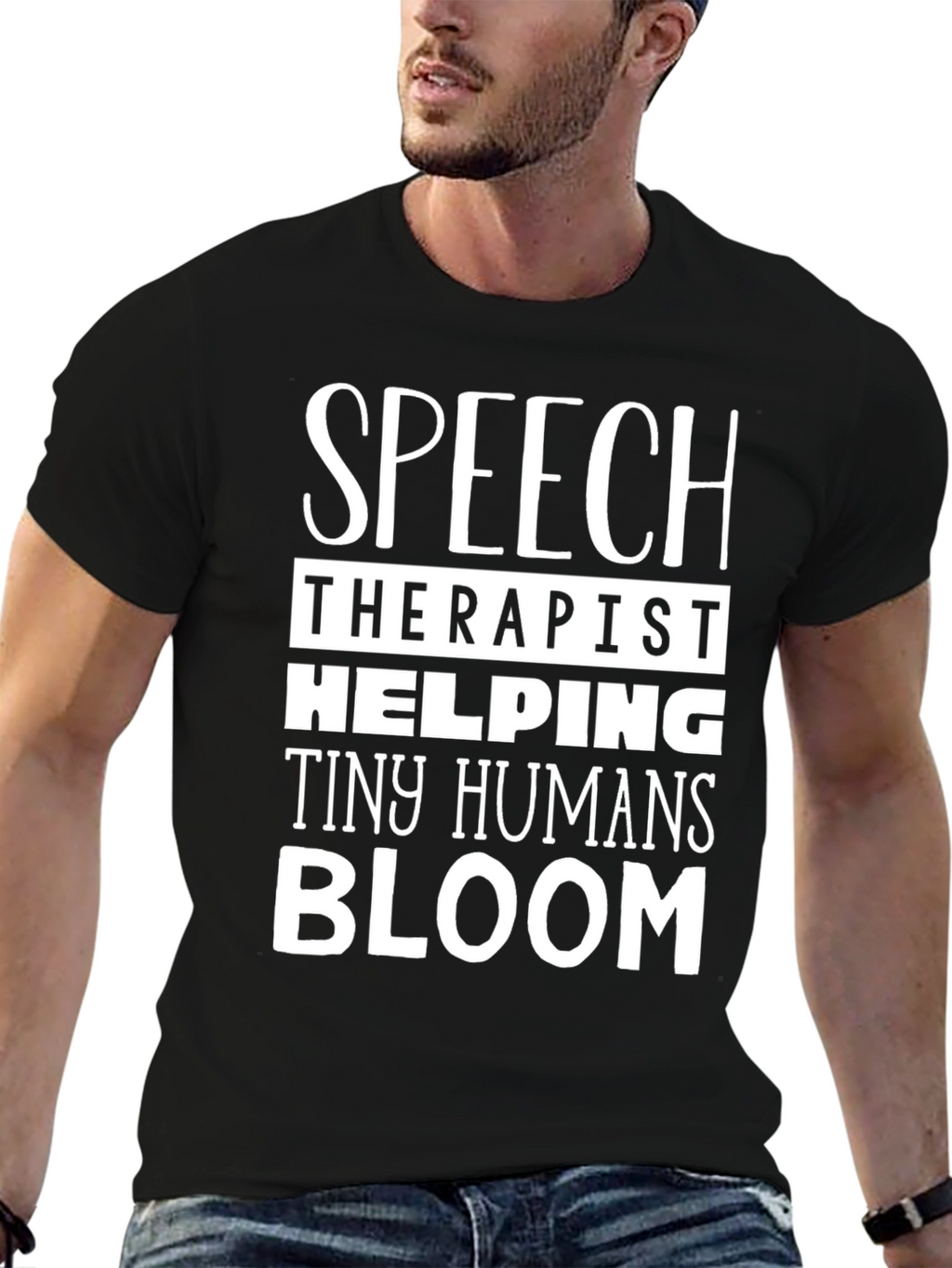Speech Therapist Helping Tiny Humans Bloom T-Shirt