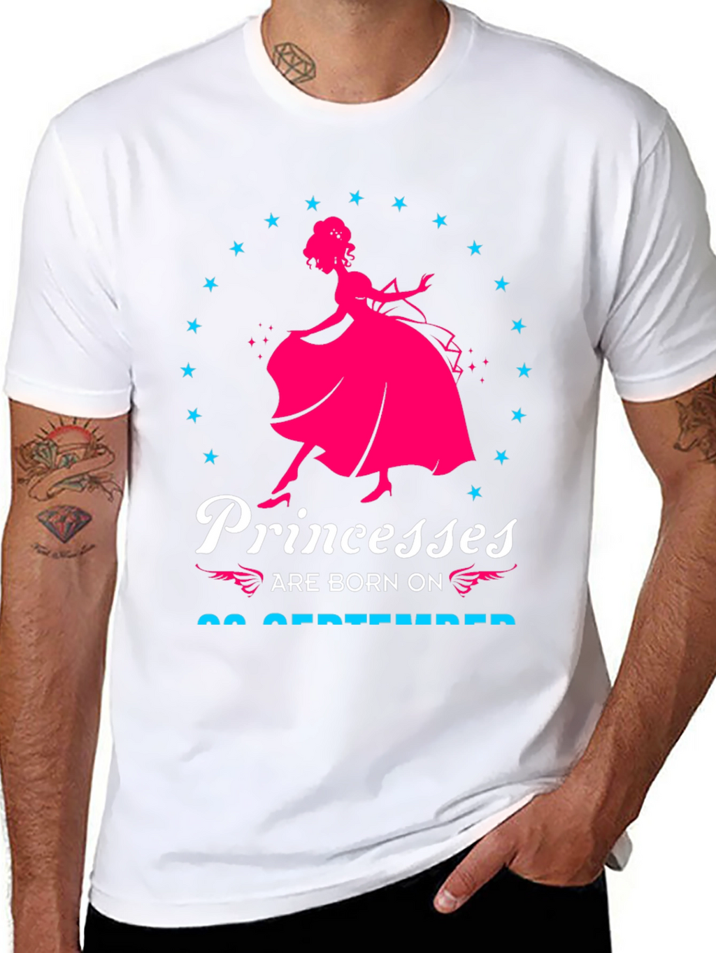 Princesses Are Born on September T-Shirt