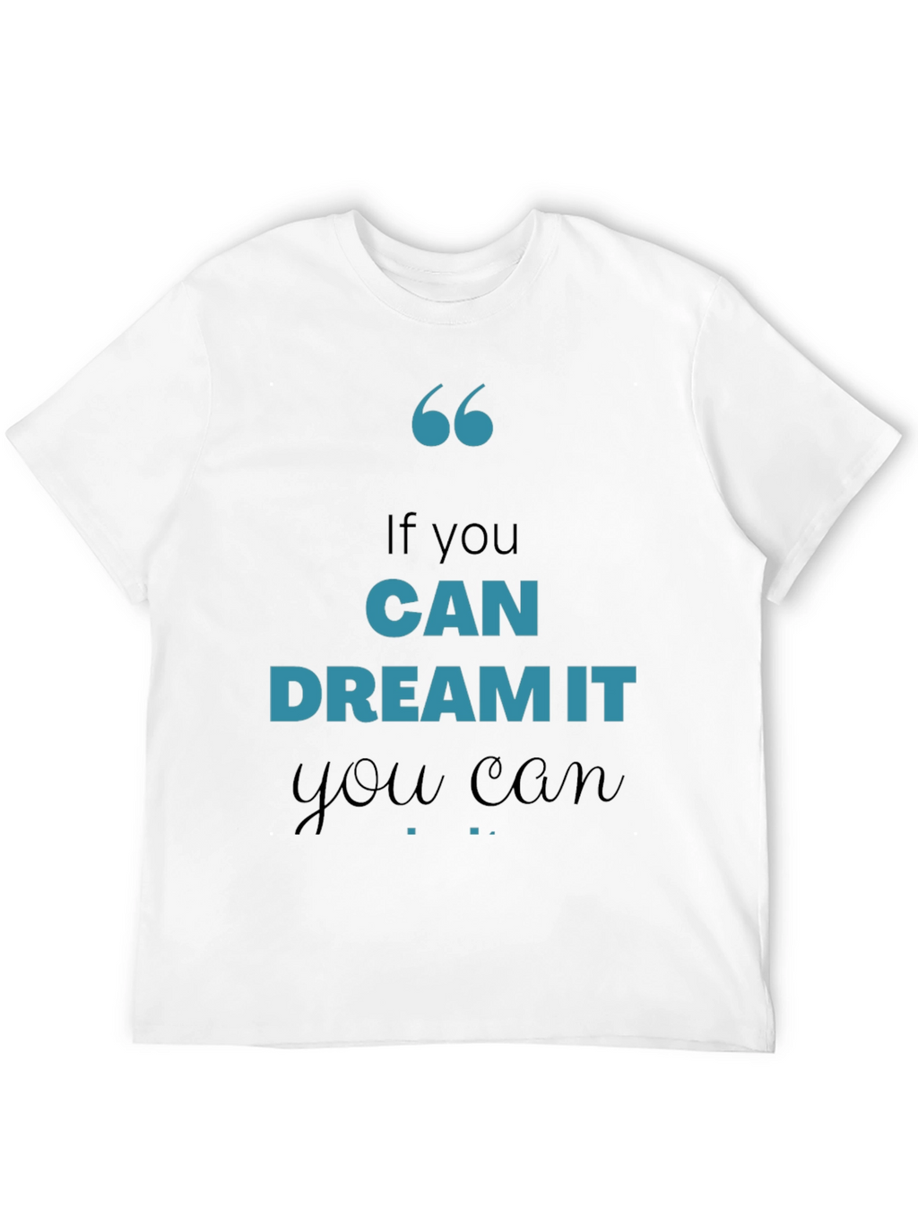 Dream It Black Graphic Tee