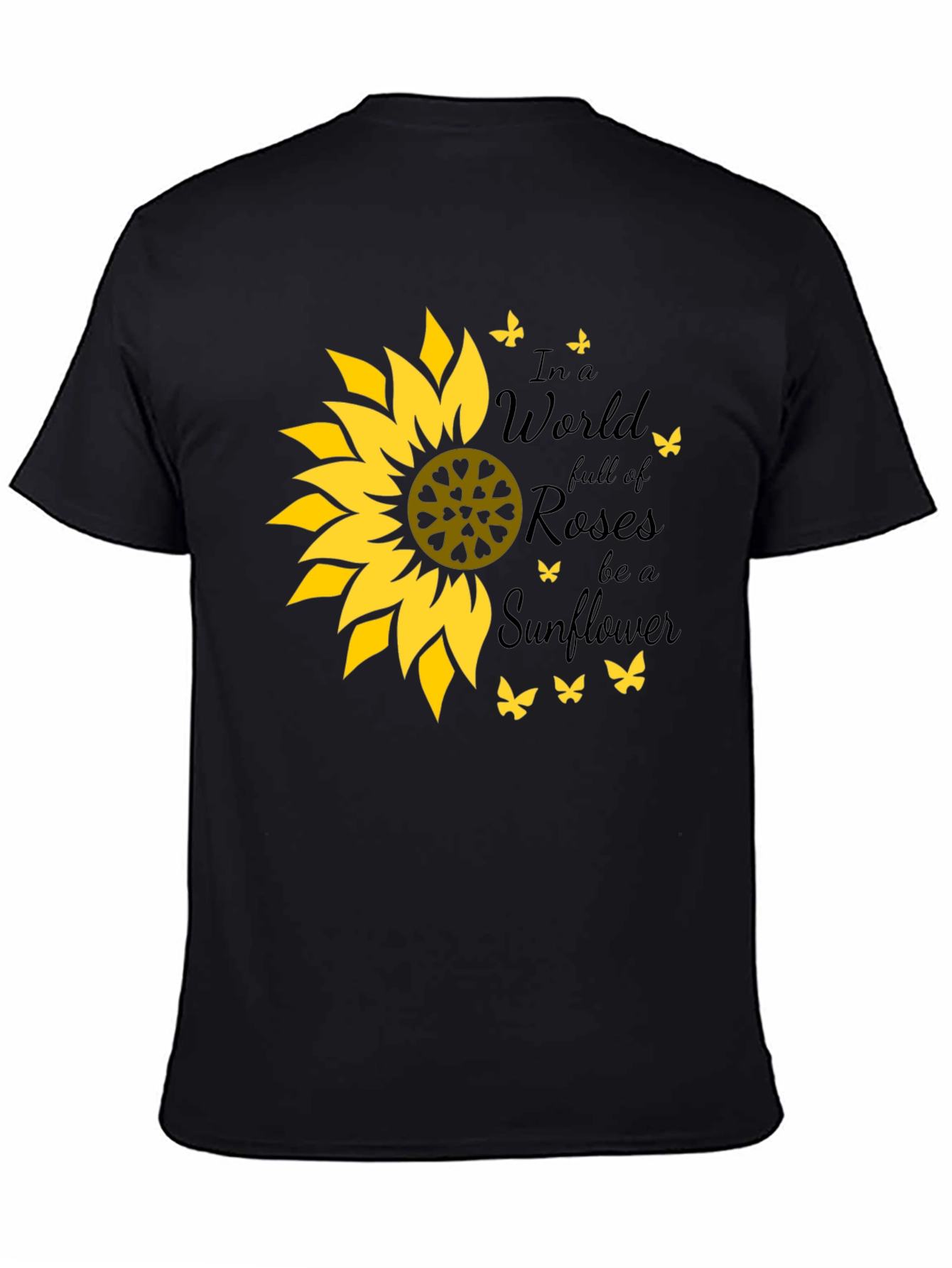 Sunflower Graphic Tee - Be a Sunflower T-Shirt