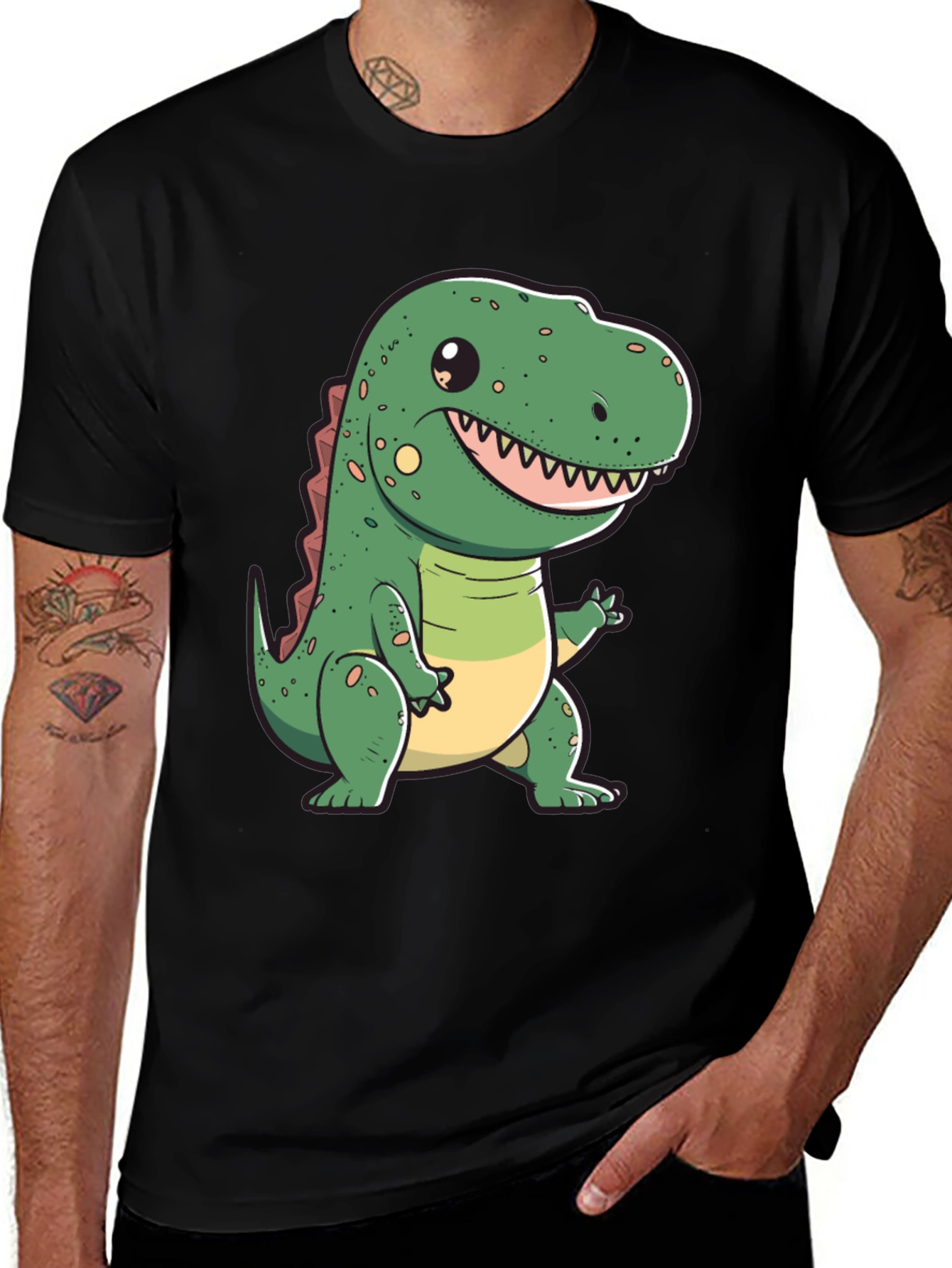 Cute Cartoon Dinosaur T-Shirt