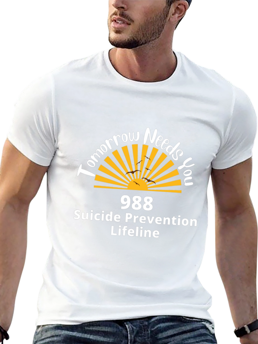 988 Suicide Prevention Lifeline Graphic Tee