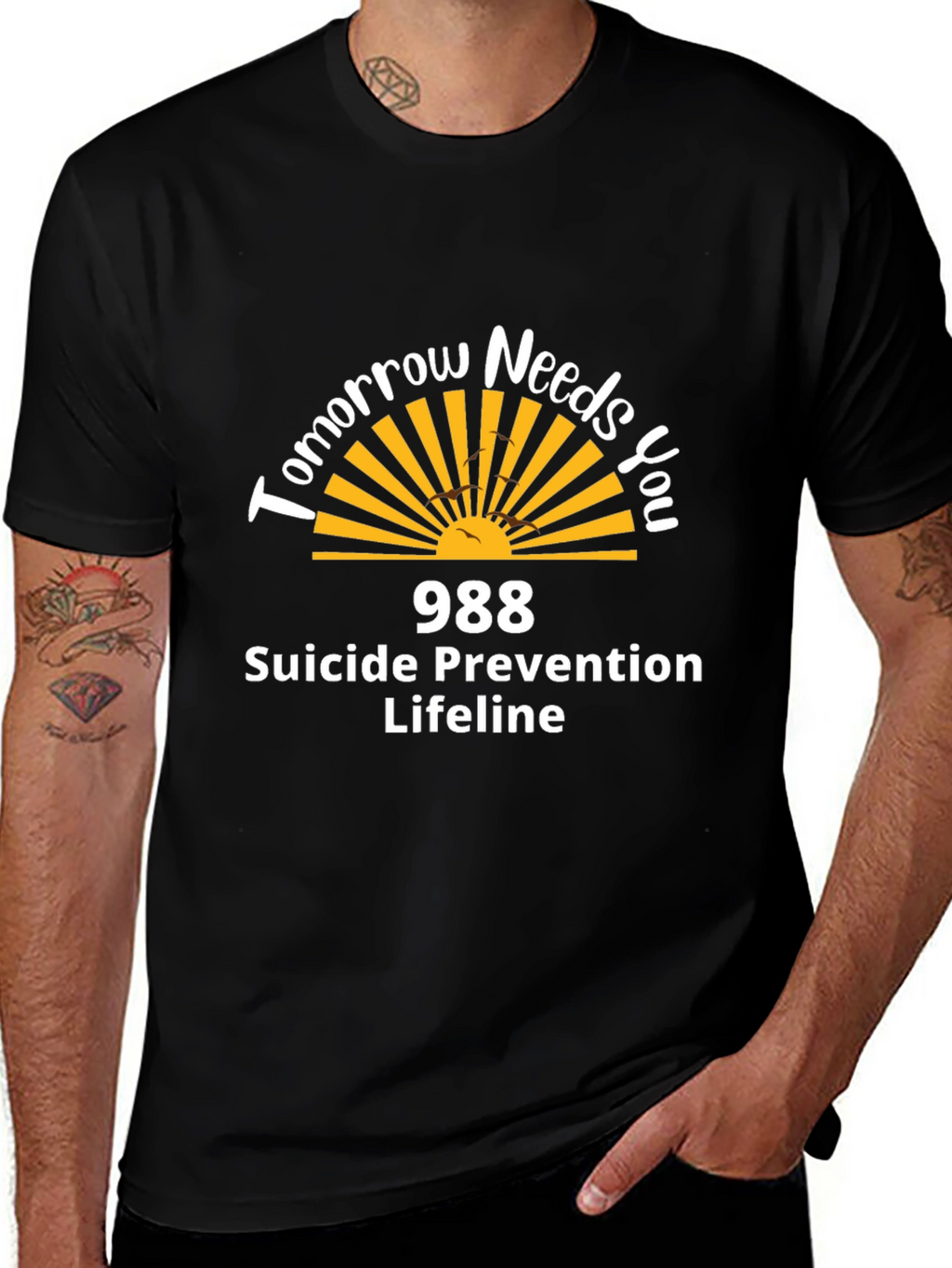 988 Suicide Prevention Lifeline Graphic Tee