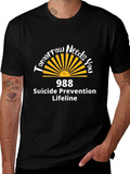 988 Suicide Prevention Lifeline Graphic Tee