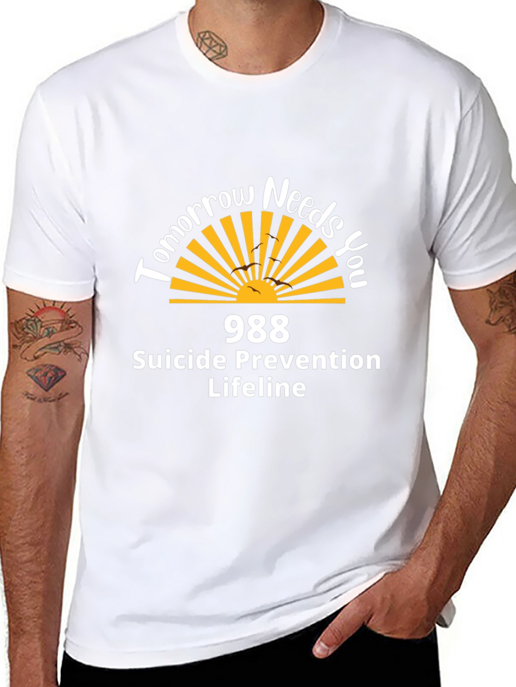 988 Suicide Prevention Lifeline Graphic Tee