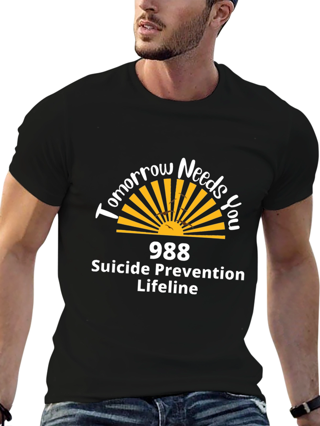 988 Suicide Prevention Lifeline Graphic Tee