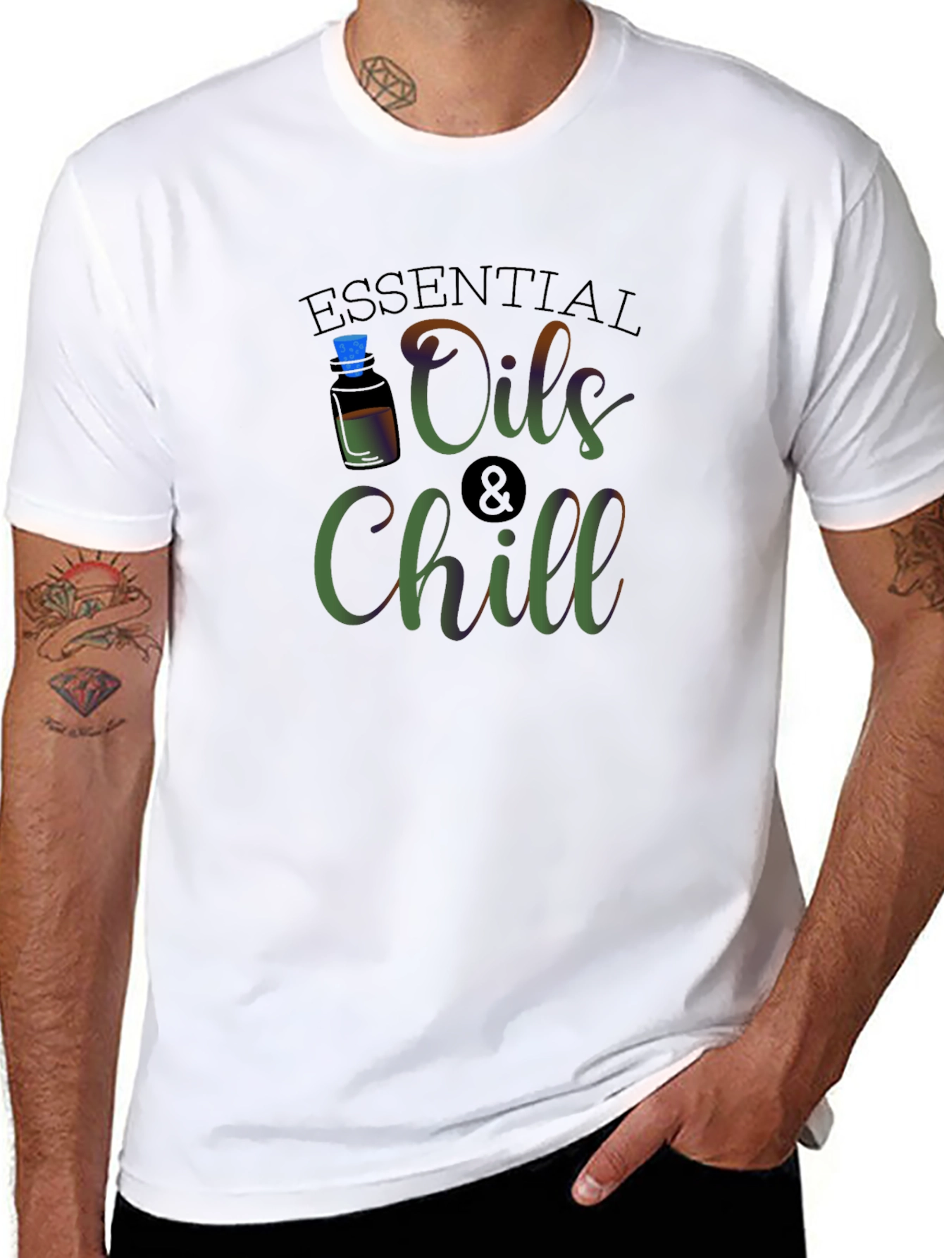 Essential Oils & Chill Graphic Tee