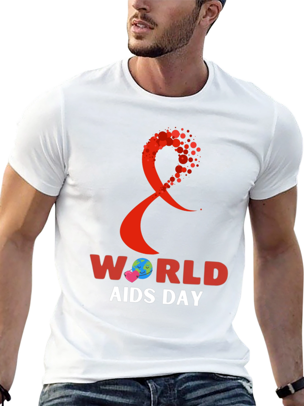 World AIDS Day Awareness Ribbon T-Shirt
