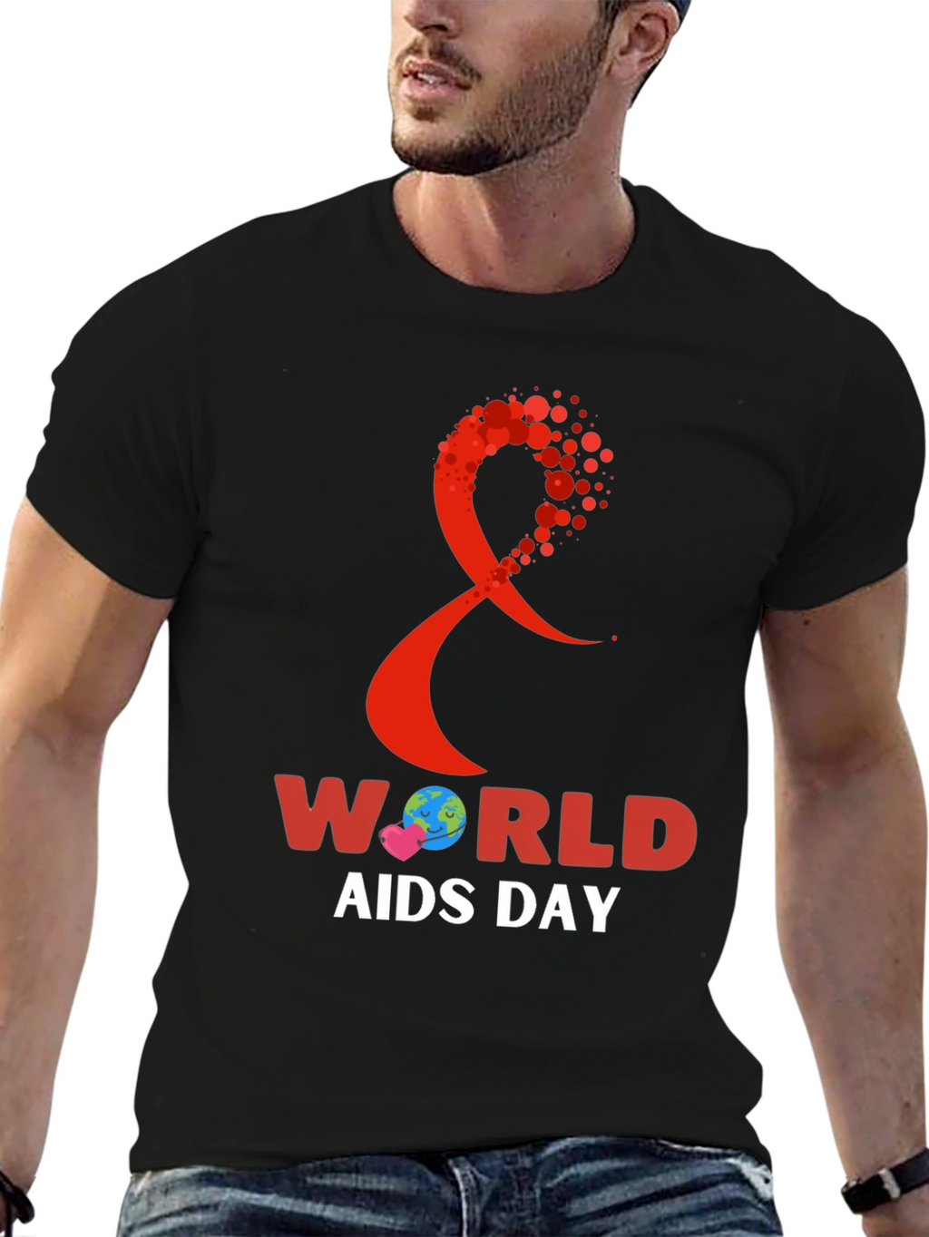 World AIDS Day Awareness Ribbon T-Shirt
