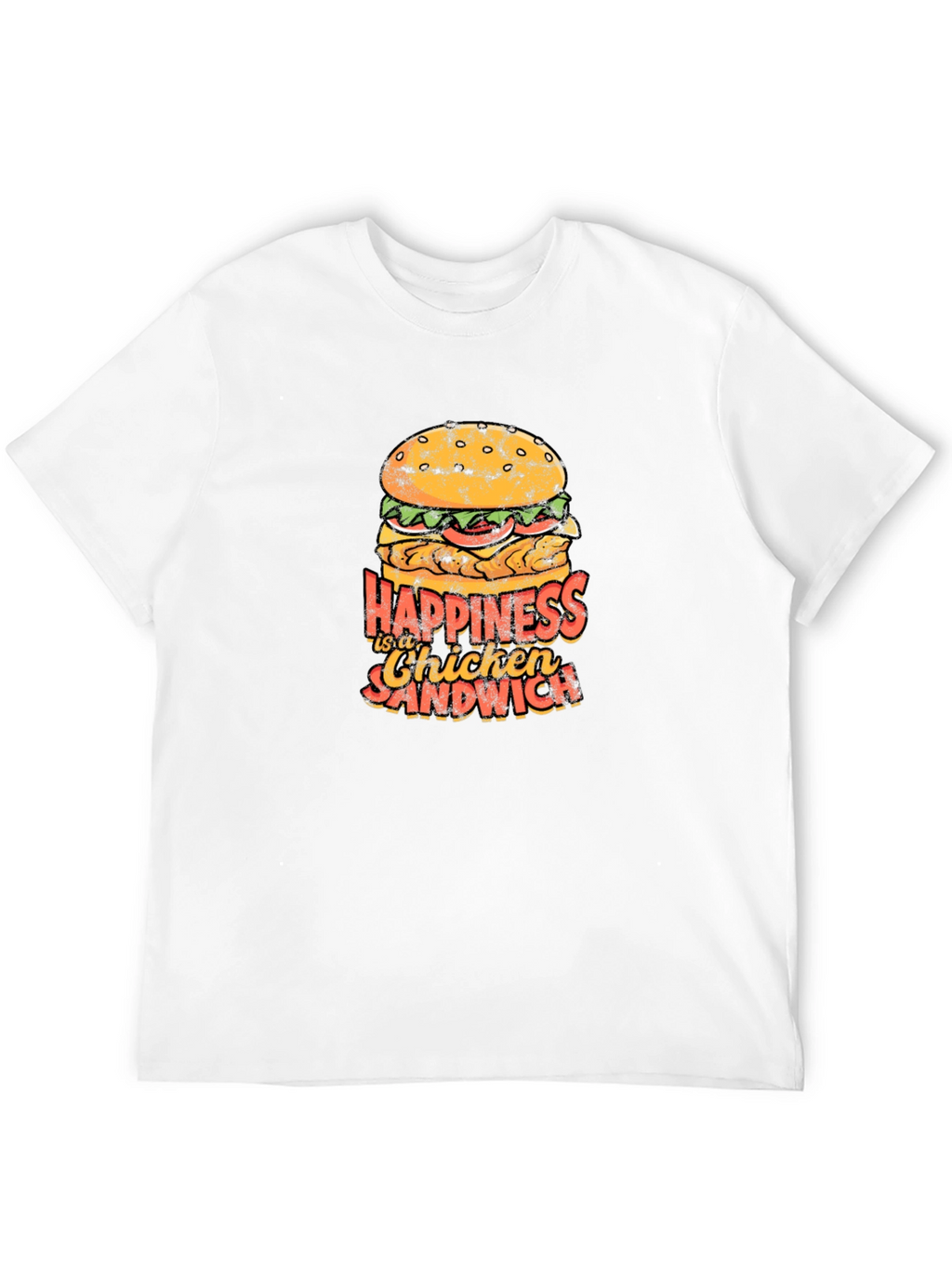 Happiness Chicken Sandwich Graphic Tee