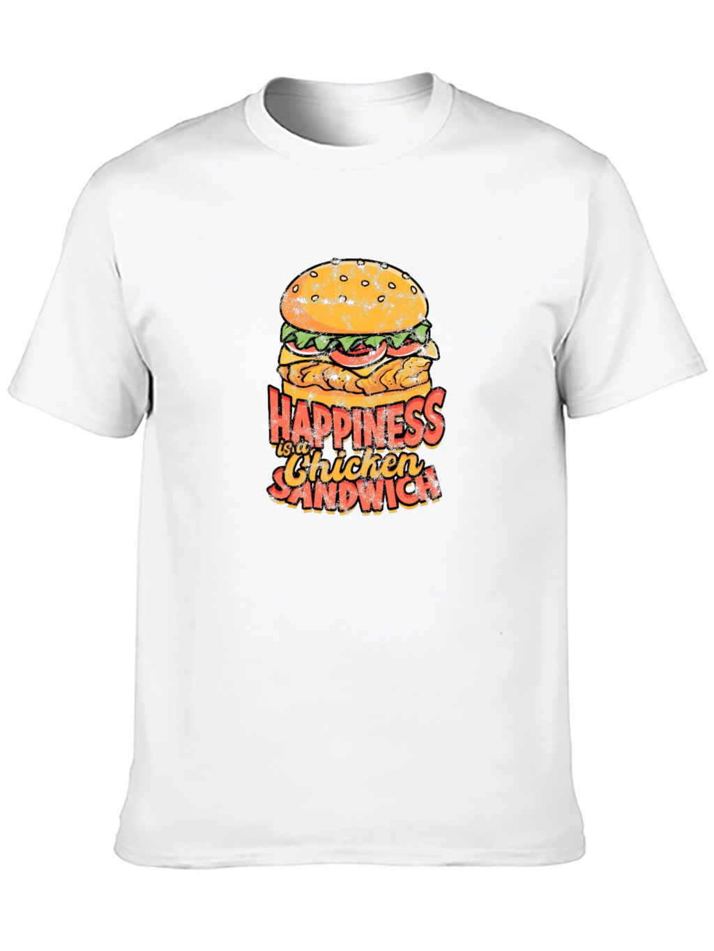 Happiness Chicken Sandwich Graphic Tee