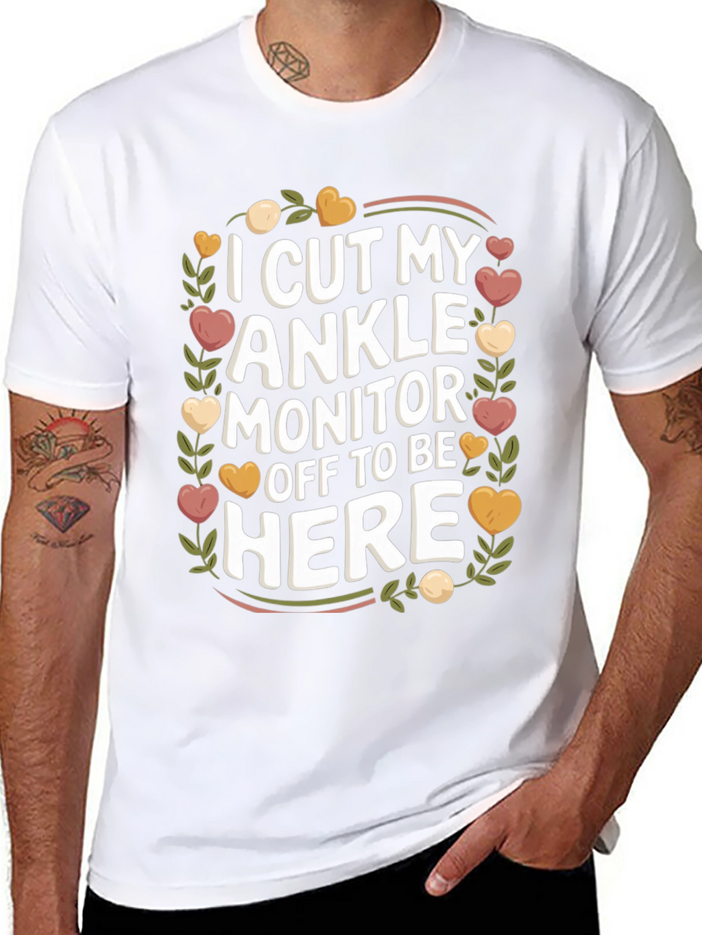 Funny Ankle Monitor T-Shirt