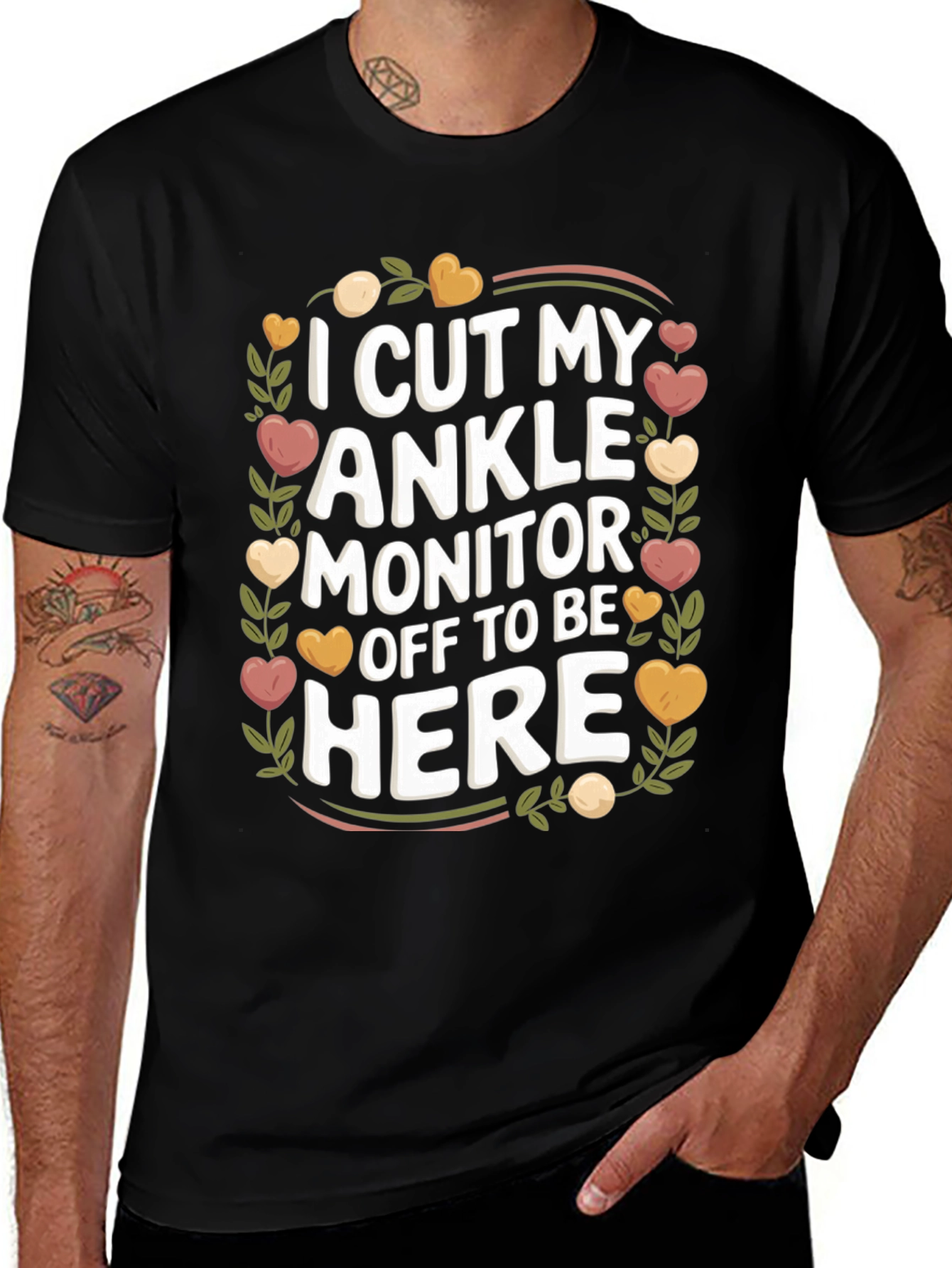 Funny Ankle Monitor T-Shirt