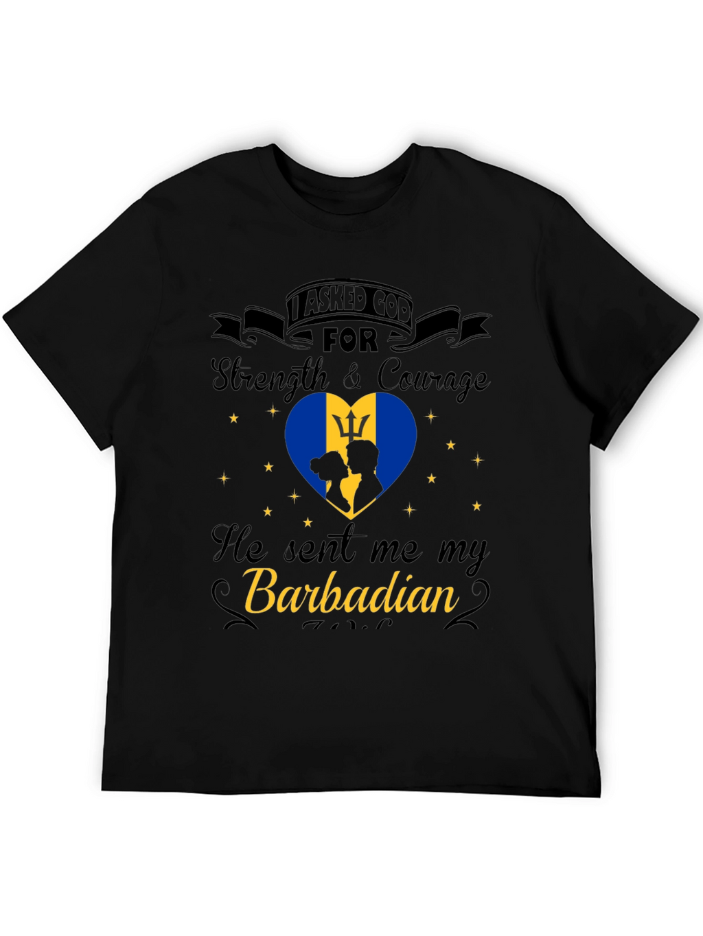 Barbadian Love T-Shirt - Strength & Courage