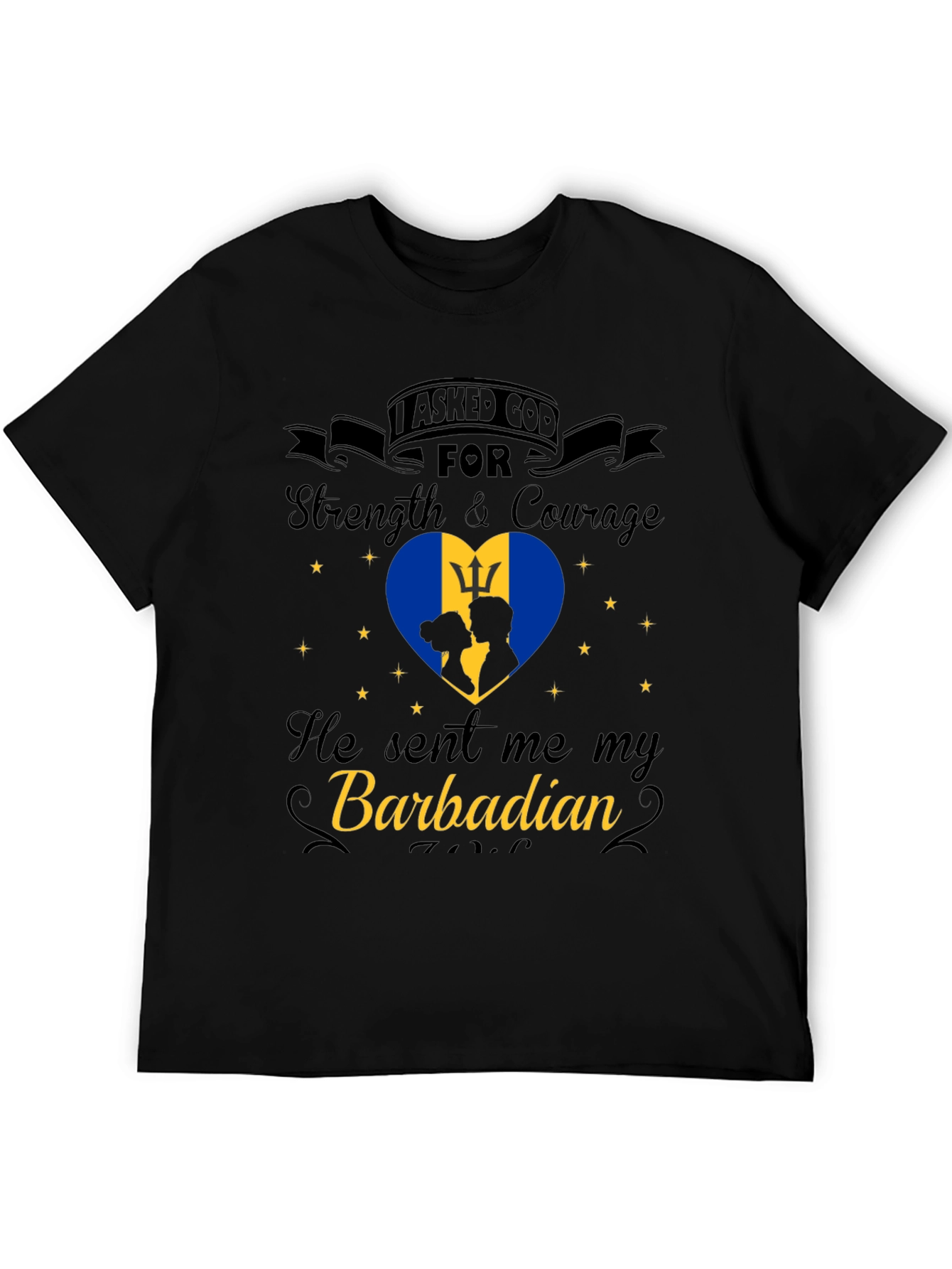 Barbadian Love T-Shirt - Strength & Courage