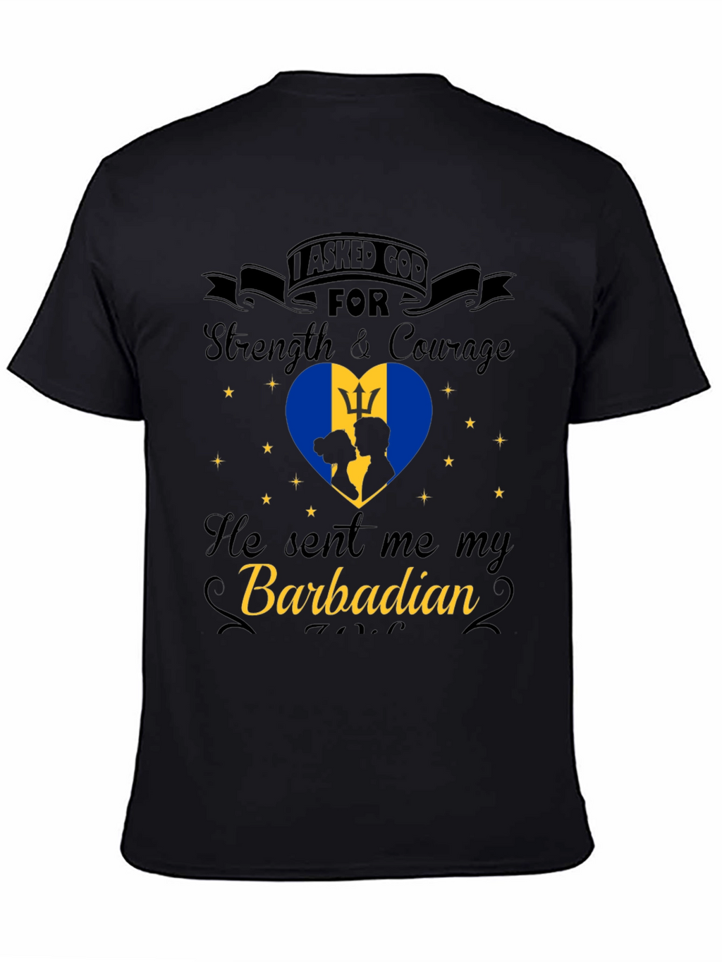 Barbadian Love T-Shirt - Strength & Courage