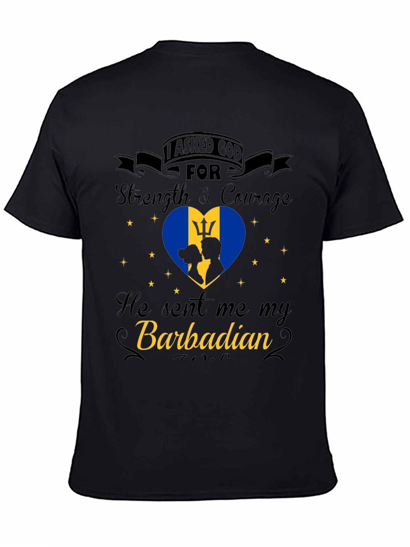 Barbadian Love T-Shirt - Strength & Courage