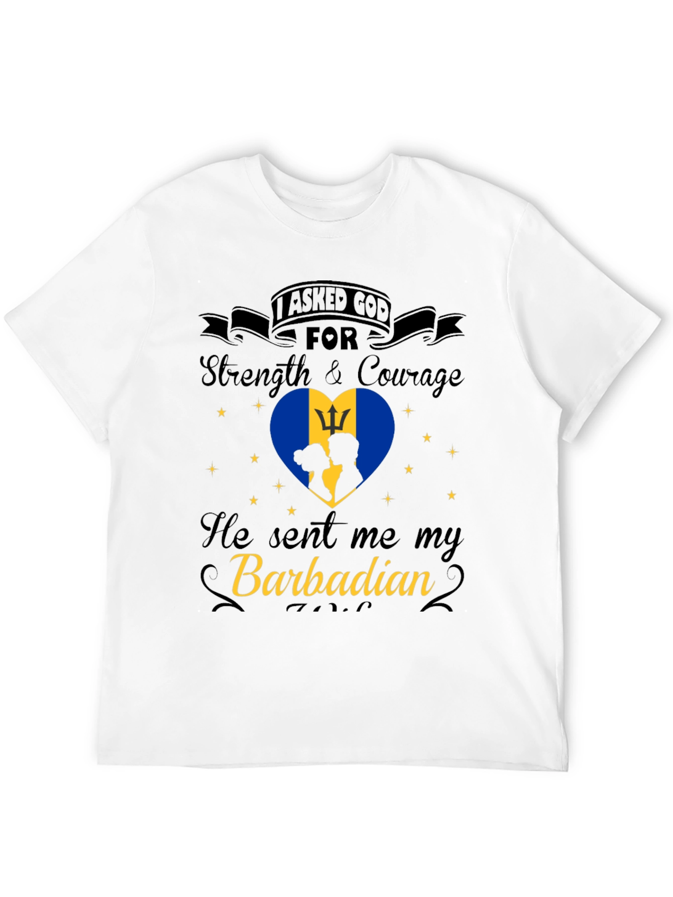 Barbadian Love T-Shirt - Strength & Courage