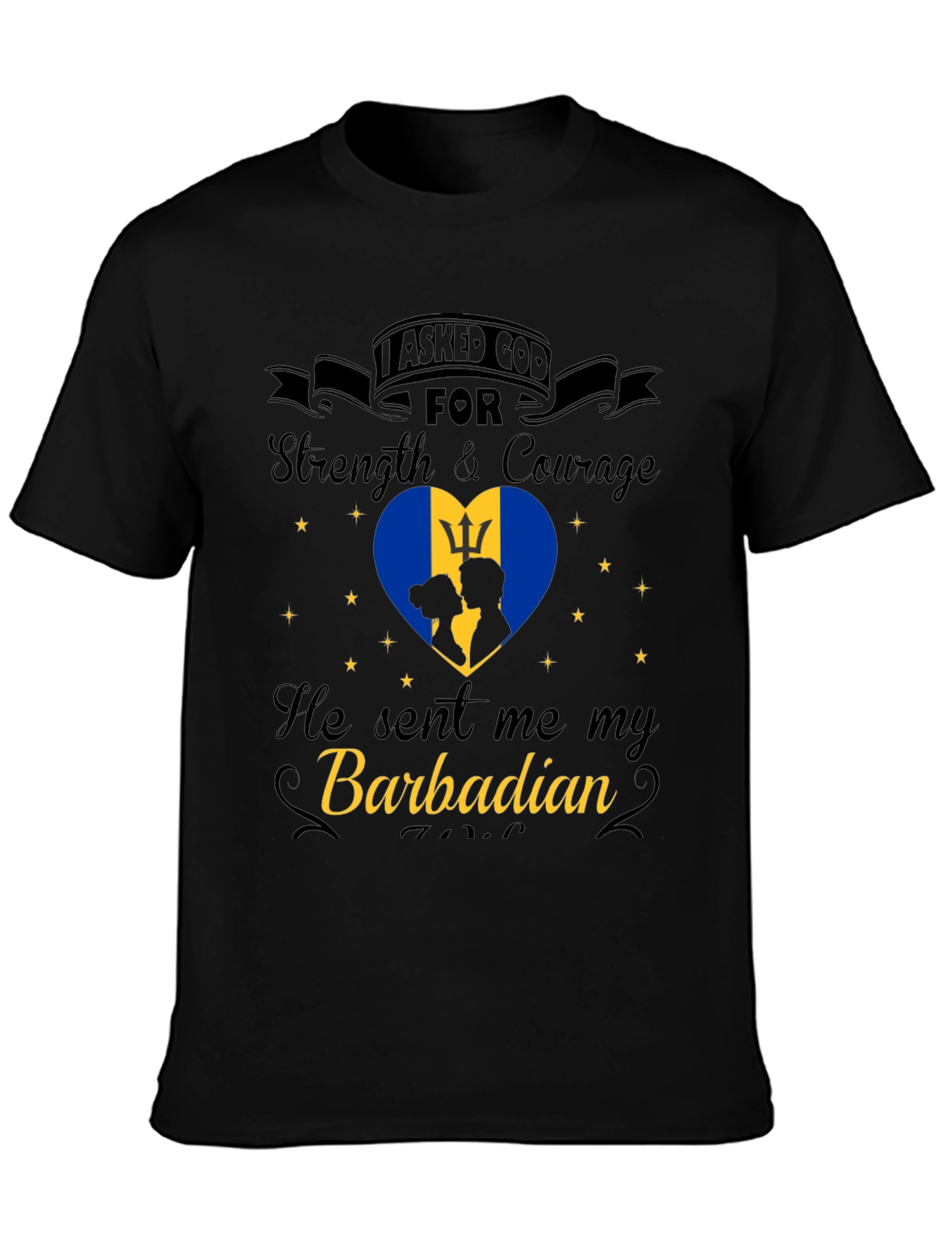 Barbadian Love T-Shirt - Strength & Courage