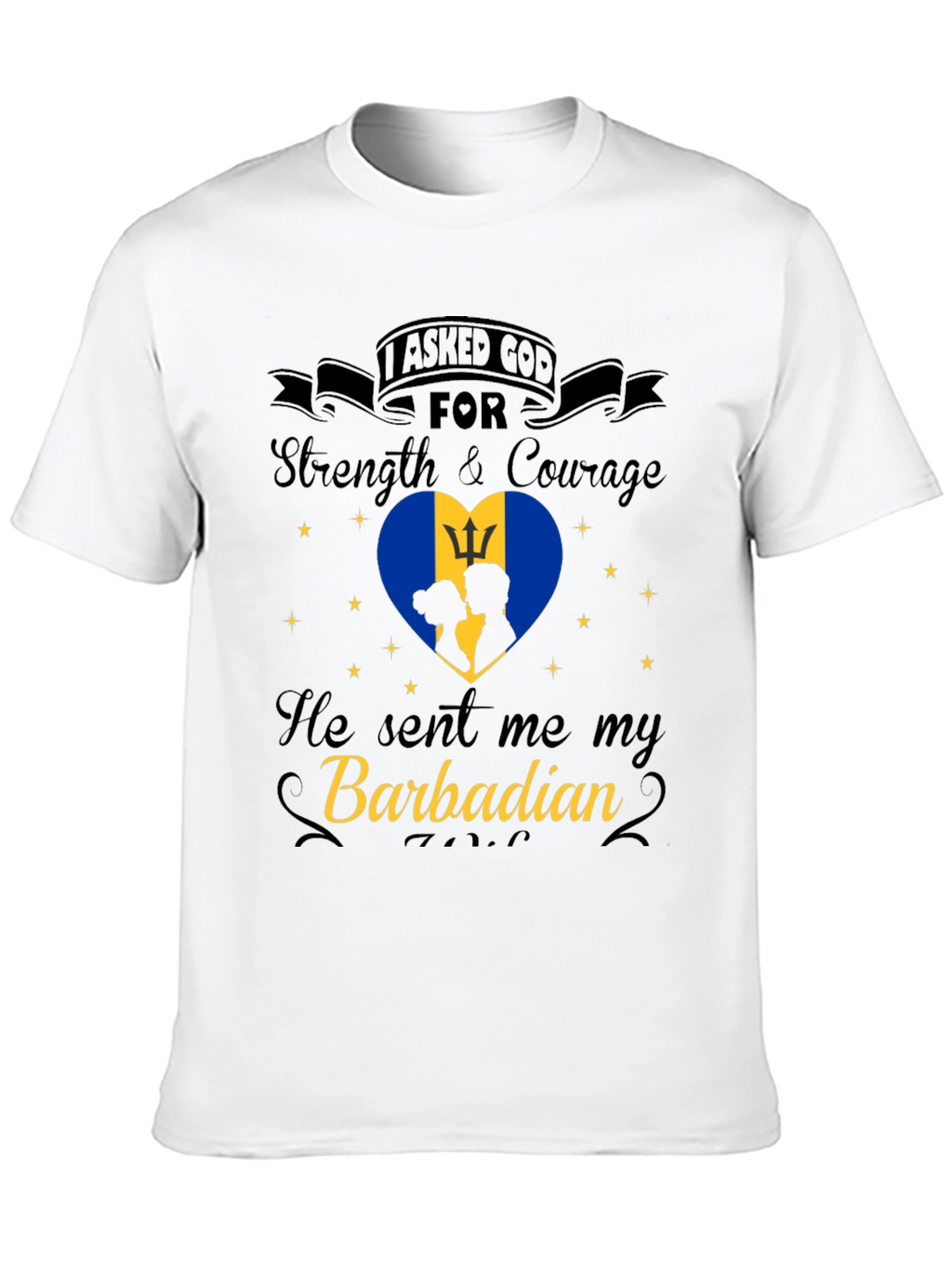 Barbadian Love T-Shirt - Strength & Courage