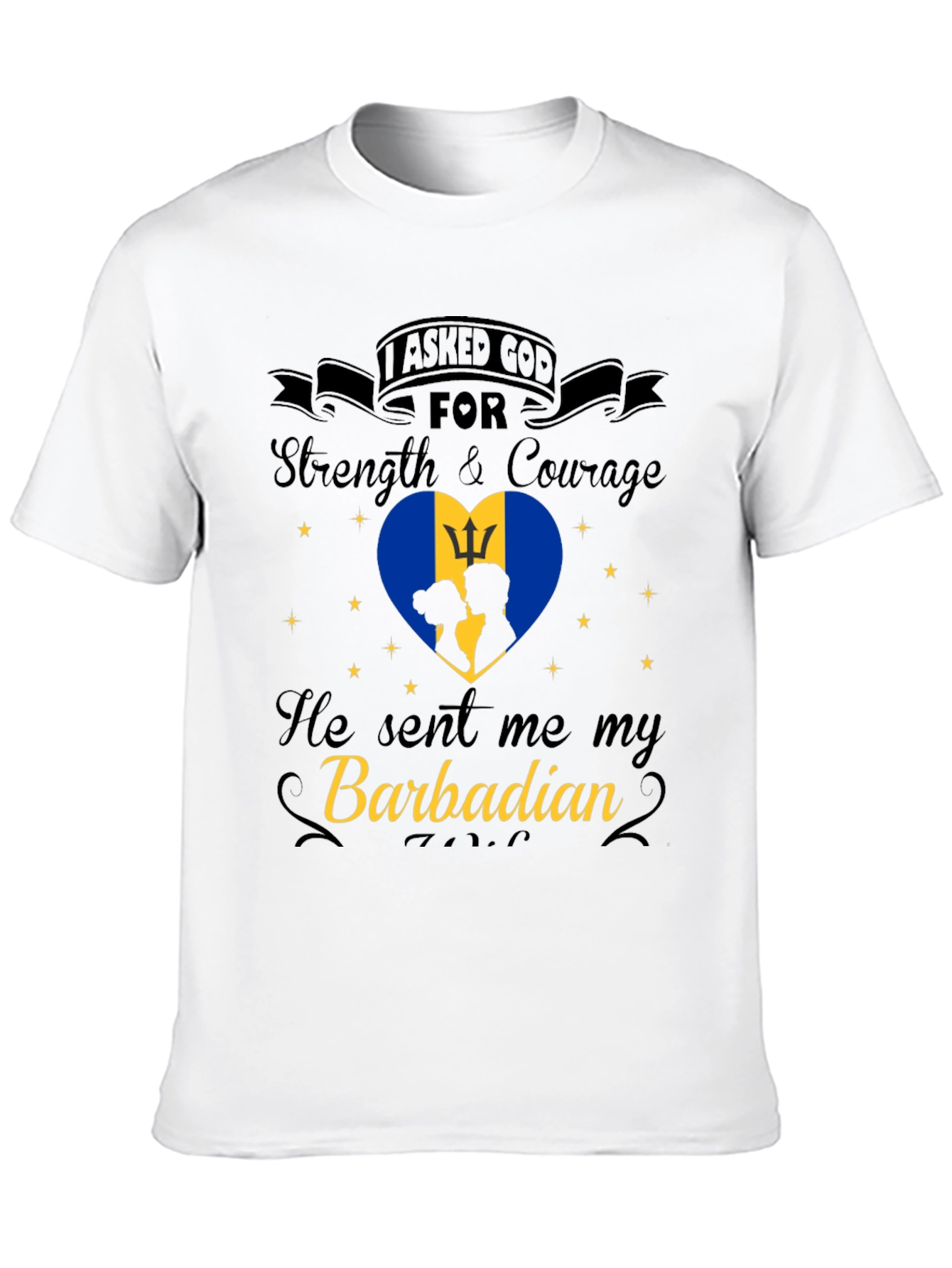 Barbadian Love T-Shirt - Strength & Courage