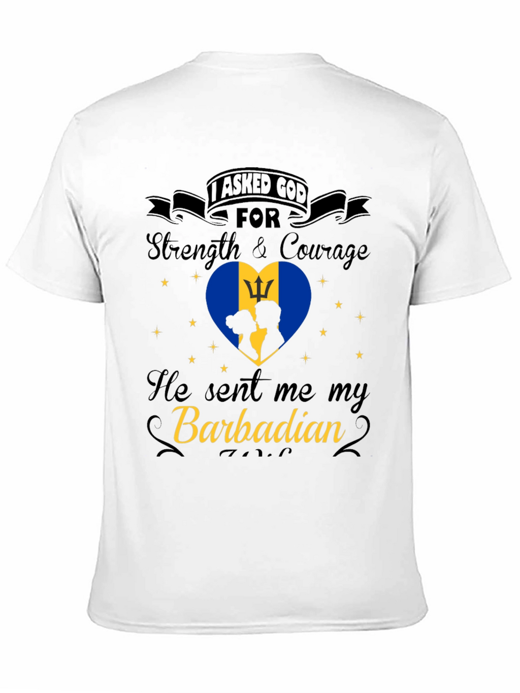 Barbadian Love T-Shirt - Strength & Courage