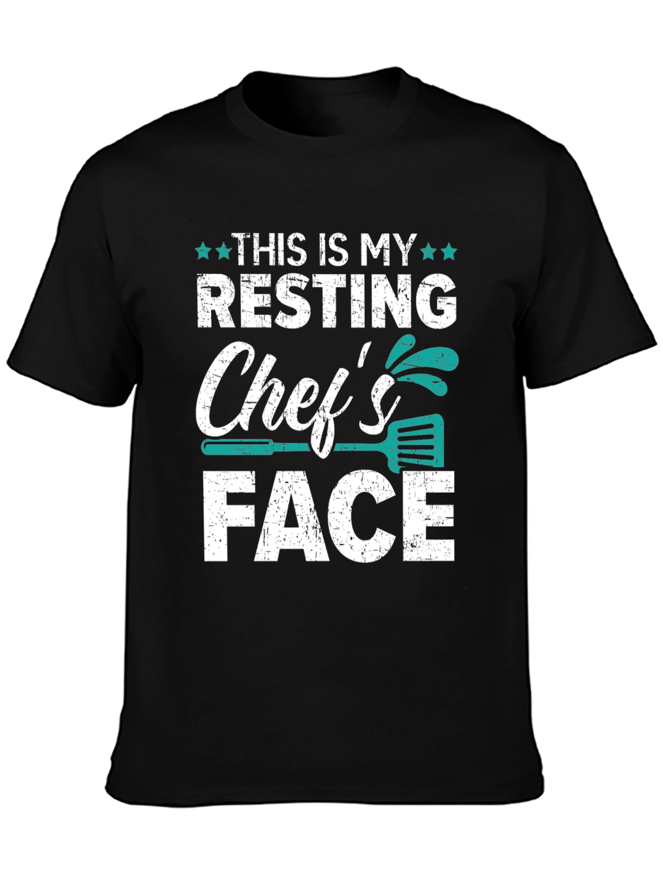 Resting Chefs Face Graphic T-Shirt