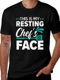 Resting Chefs Face Graphic T-Shirt