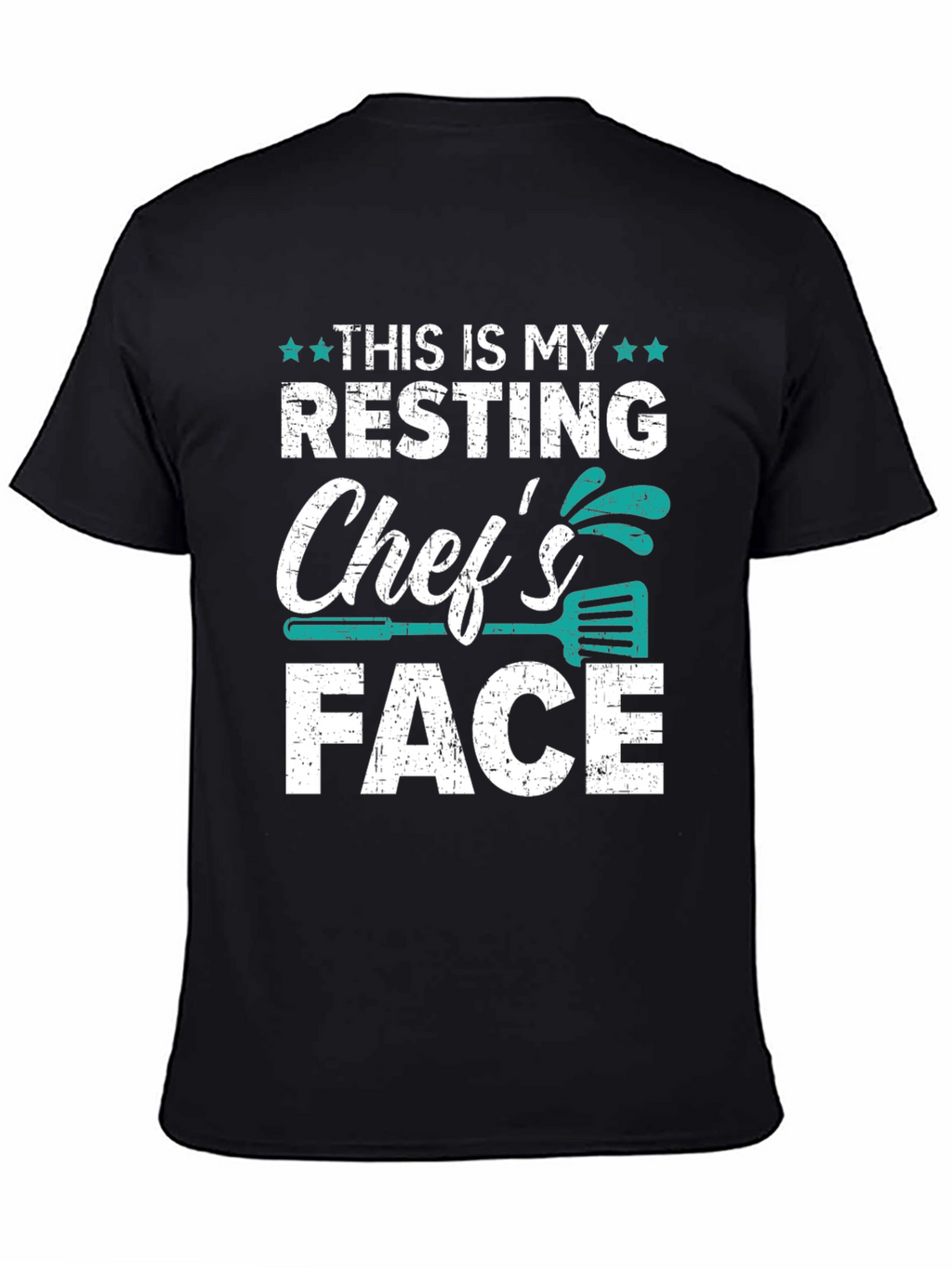Resting Chefs Face Graphic T-Shirt