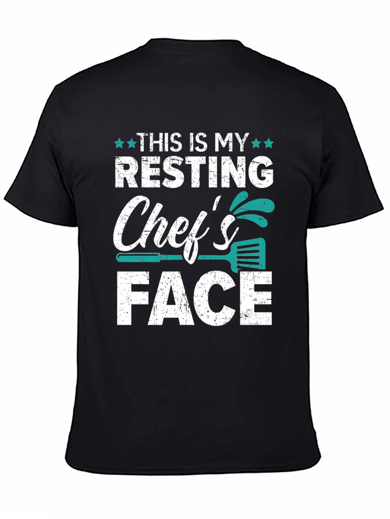 Resting Chefs Face Graphic T-Shirt