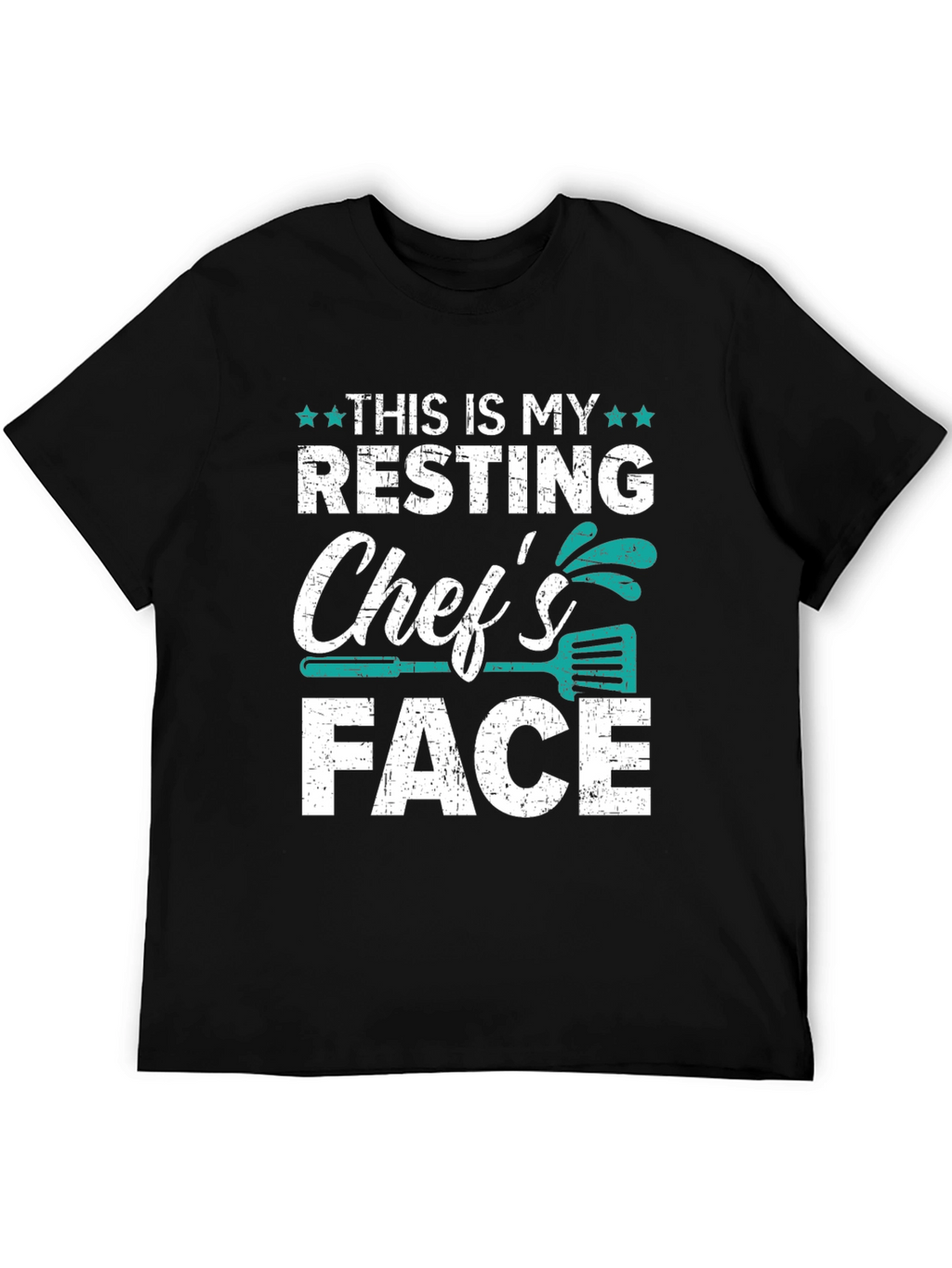 Resting Chefs Face Graphic T-Shirt
