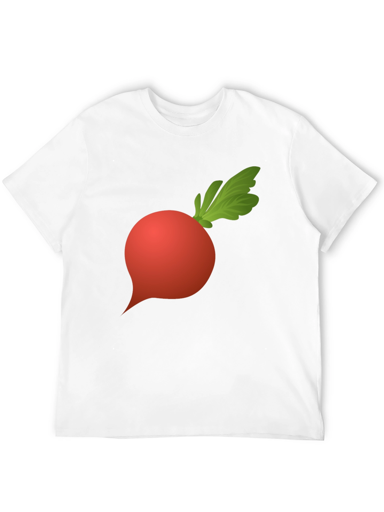 Radish Graphic Tee - Black Cotton T-Shirt