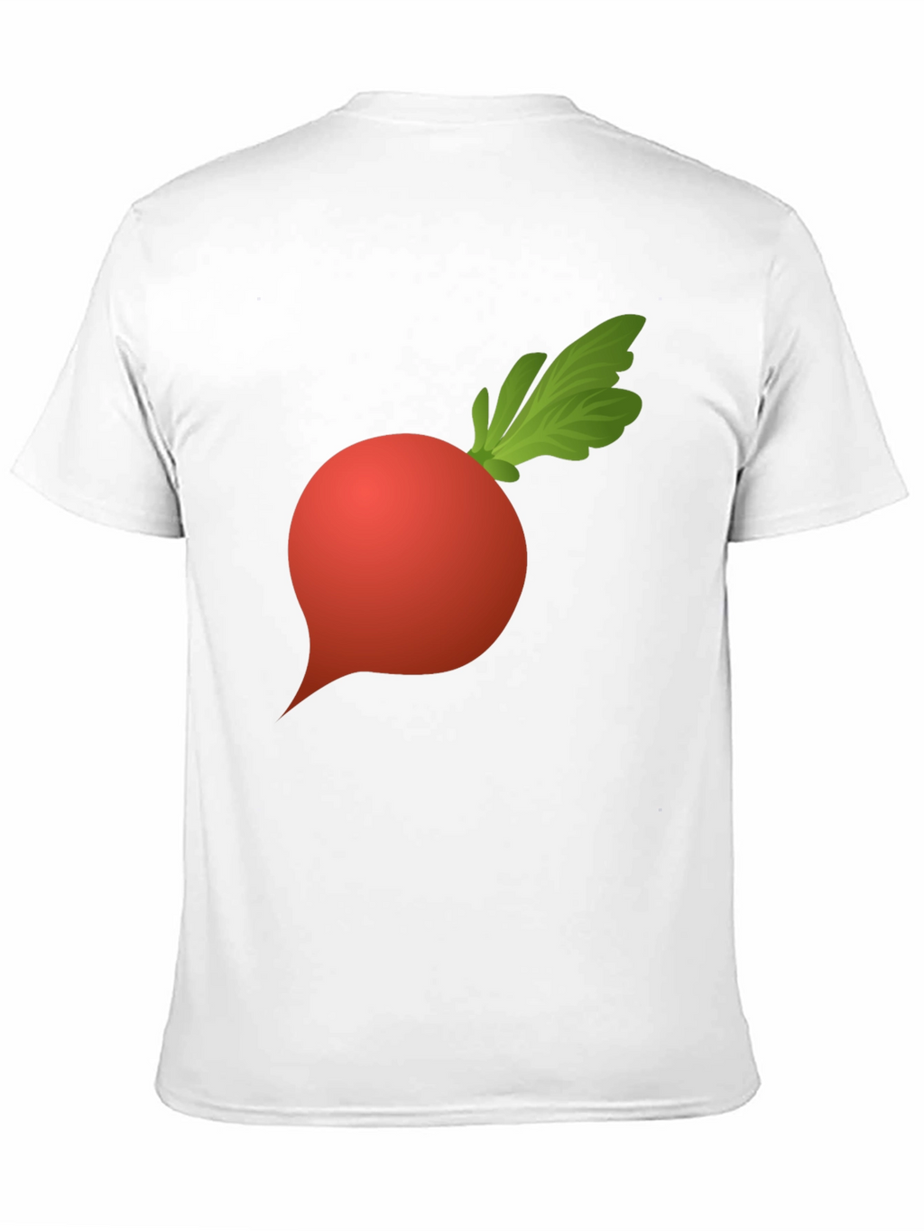 Radish Graphic Tee - Black Cotton T-Shirt