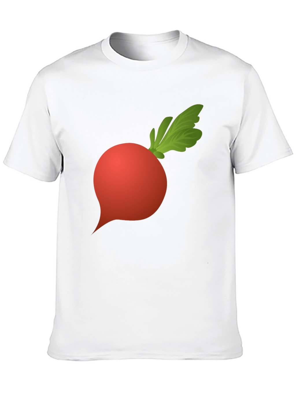 Radish Graphic Tee - Black Cotton T-Shirt