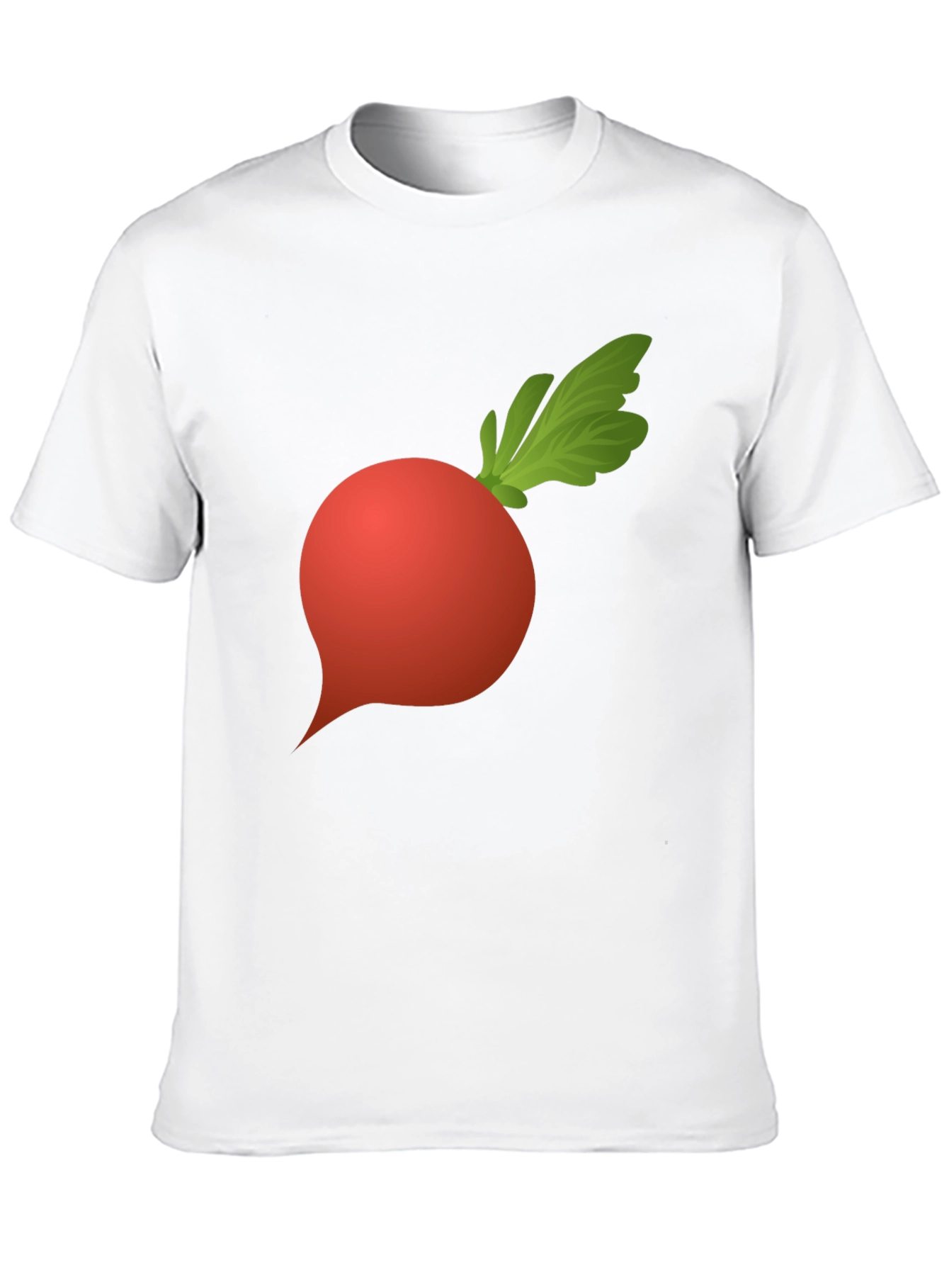 Radish Graphic Tee - Black Cotton T-Shirt