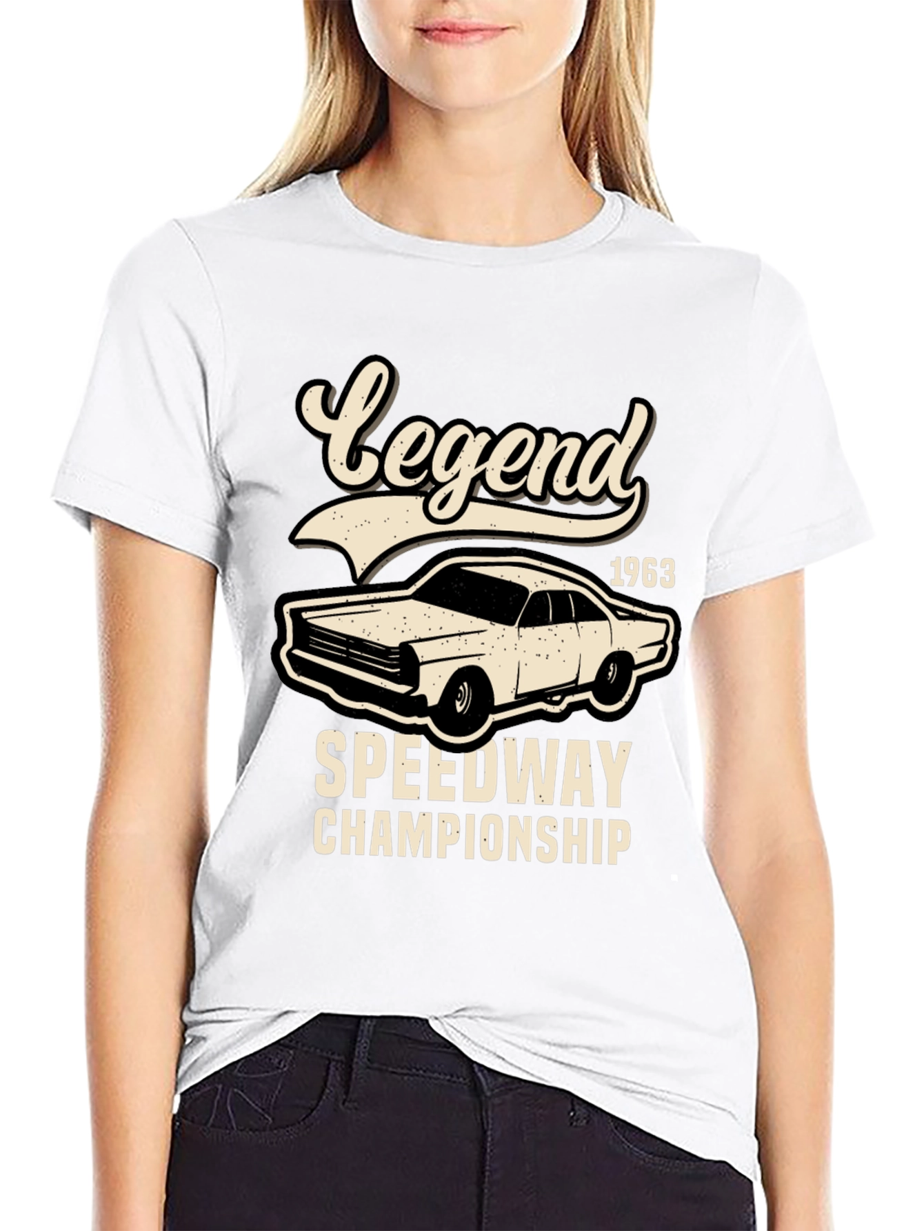 Legend 1963 Speedway Championship Black T-Shirt
