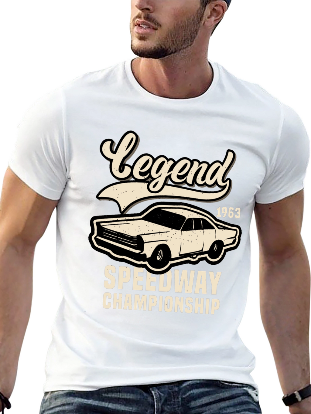 Legend 1963 Speedway Championship Black T-Shirt
