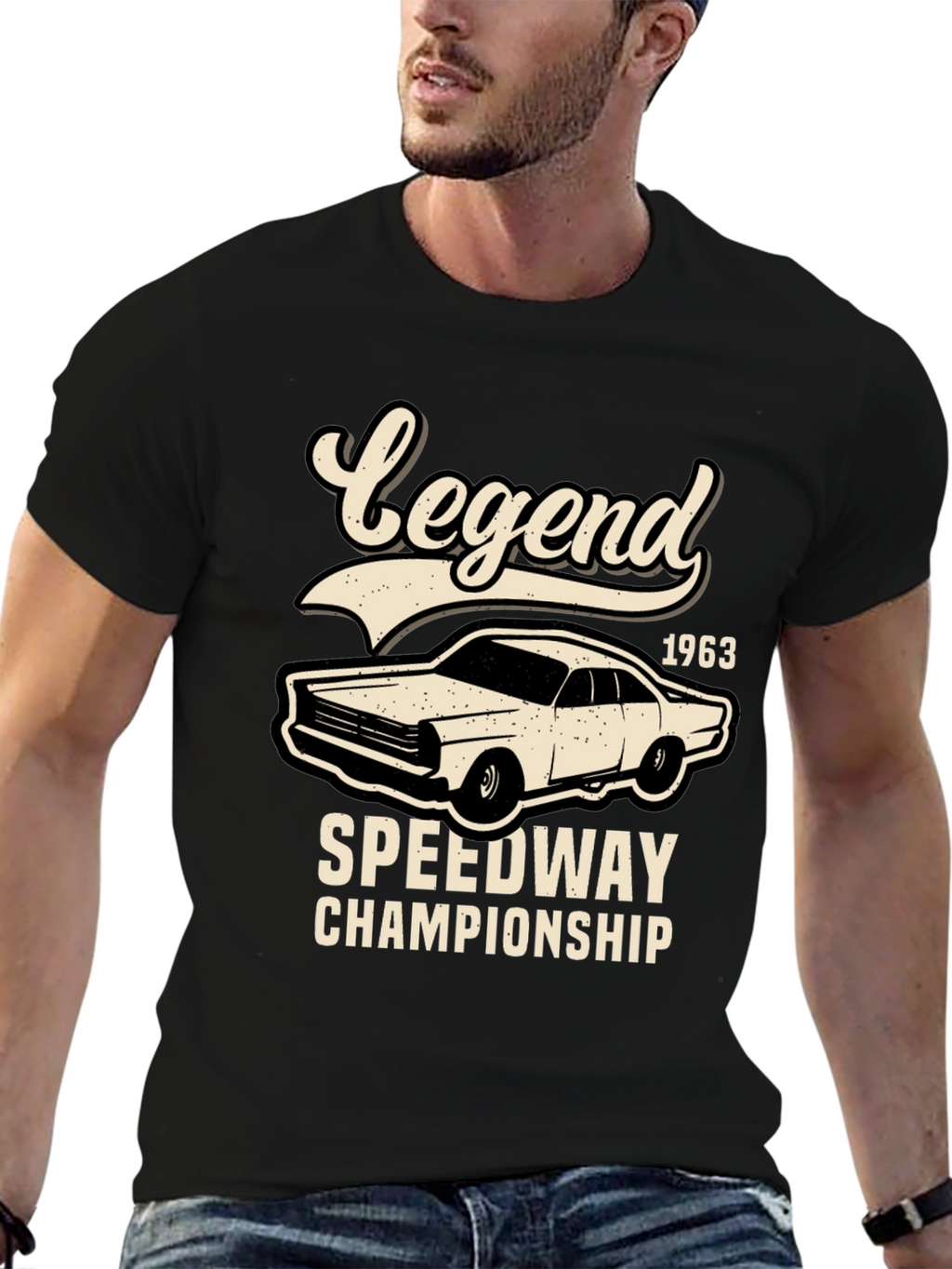 Legend 1963 Speedway Championship Black T-Shirt