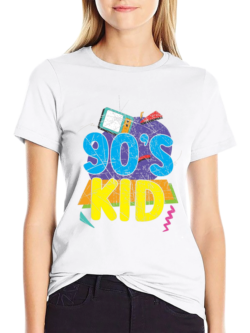 90s Kid Graphic Tee - Retro Style