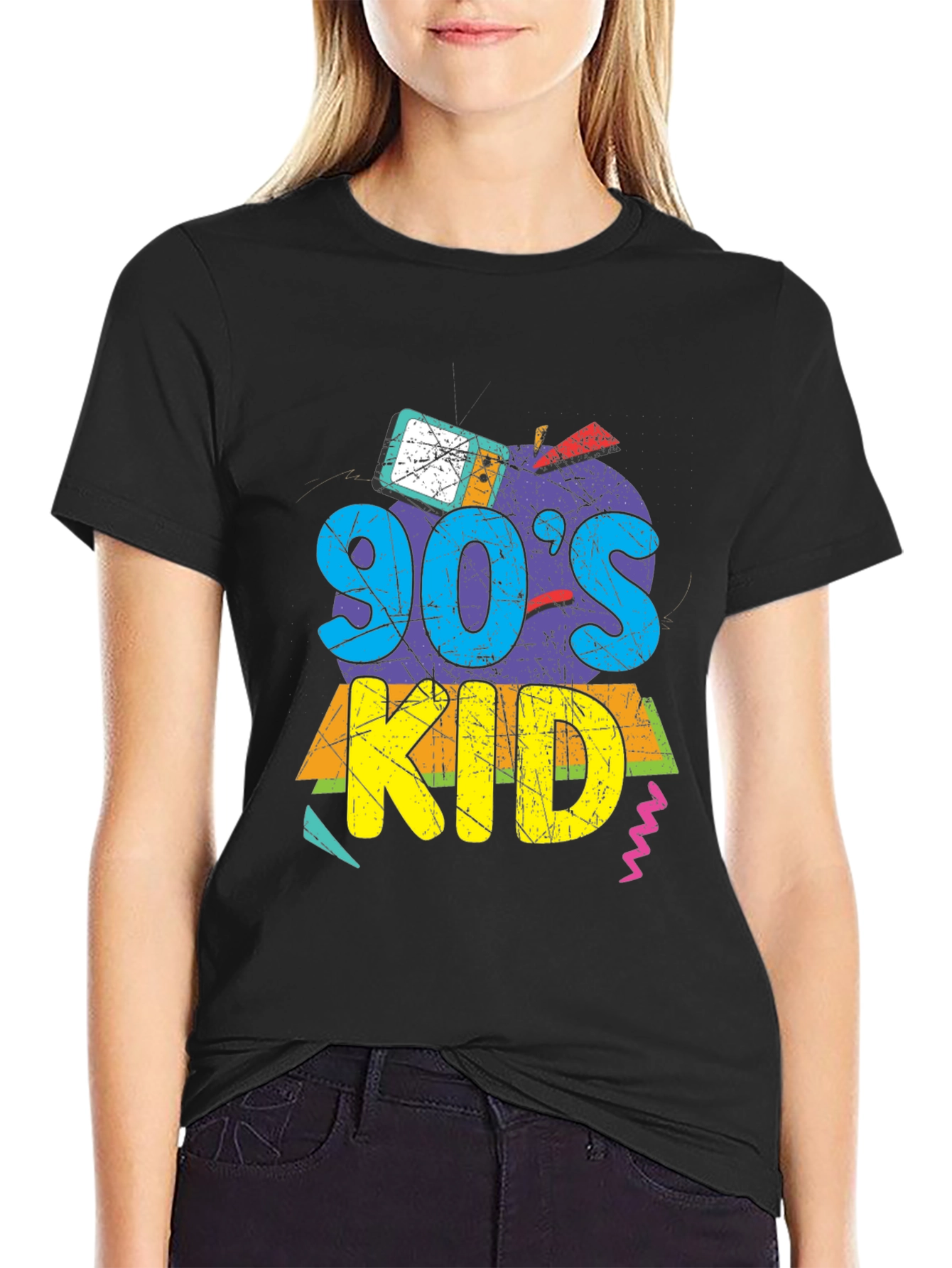 90s Kid Graphic Tee - Retro Style