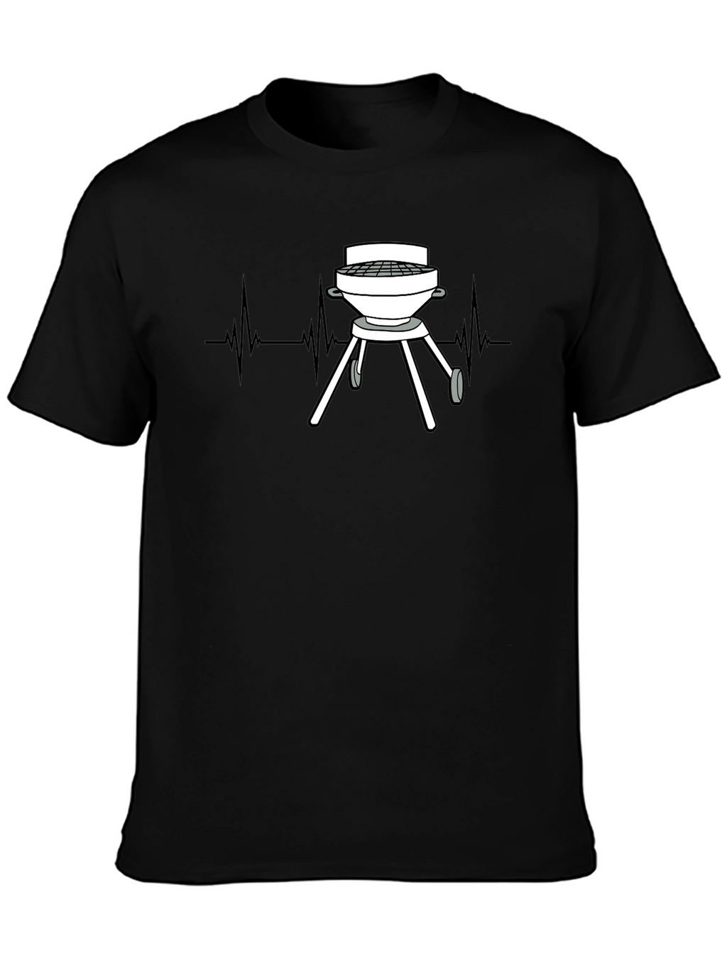 Grill Heartbeat T-Shirt - BBQ Lover