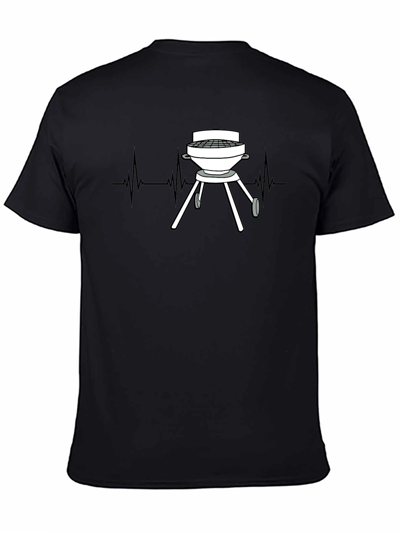 Grill Heartbeat T-Shirt - BBQ Lover