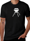 Grill Heartbeat T-Shirt - BBQ Lover
