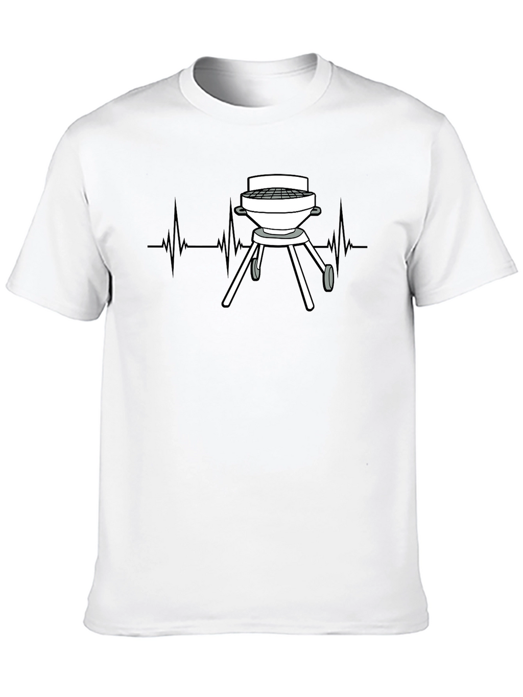 Grill Heartbeat T-Shirt - BBQ Lover