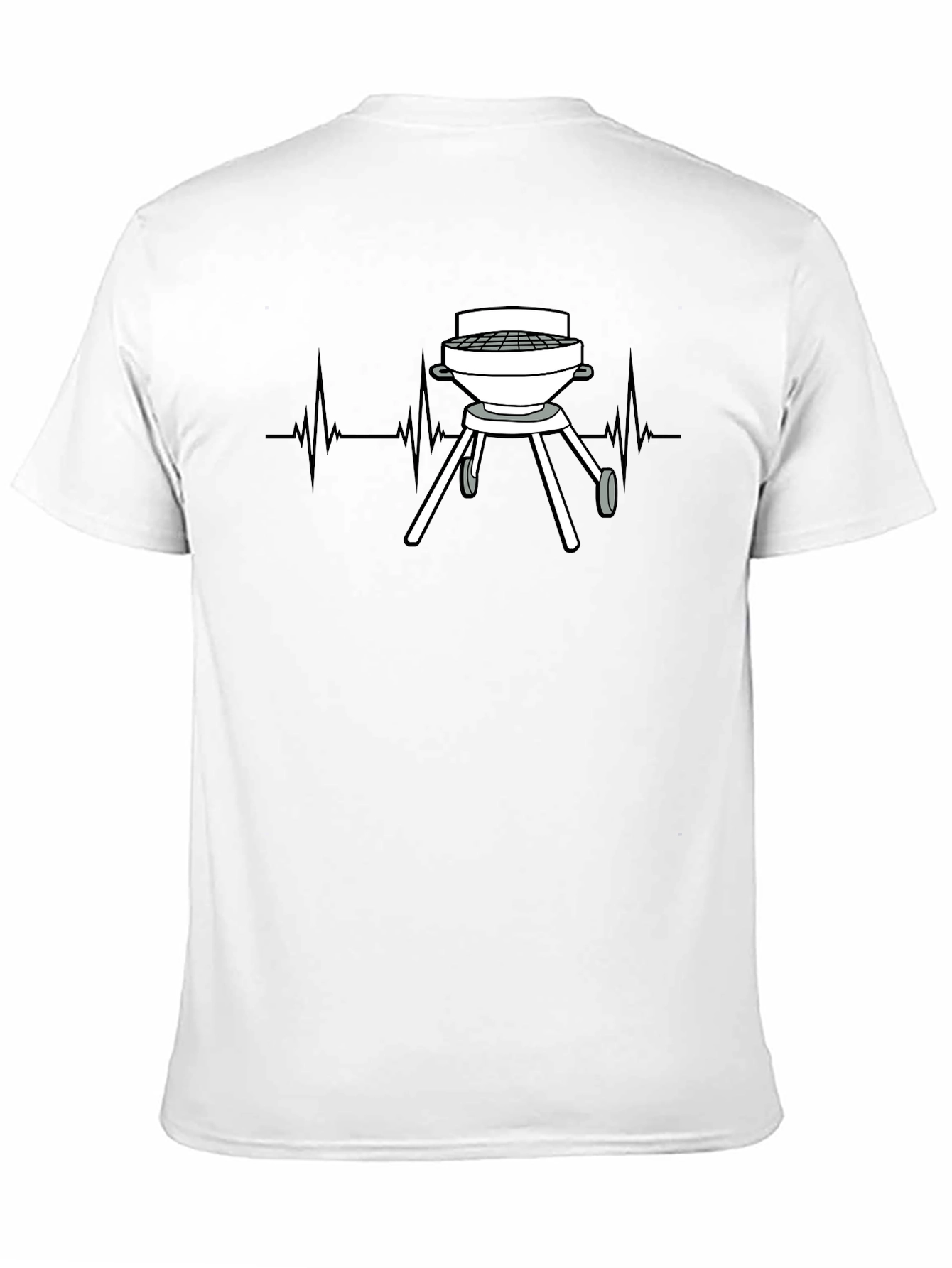 Grill Heartbeat T-Shirt - BBQ Lover