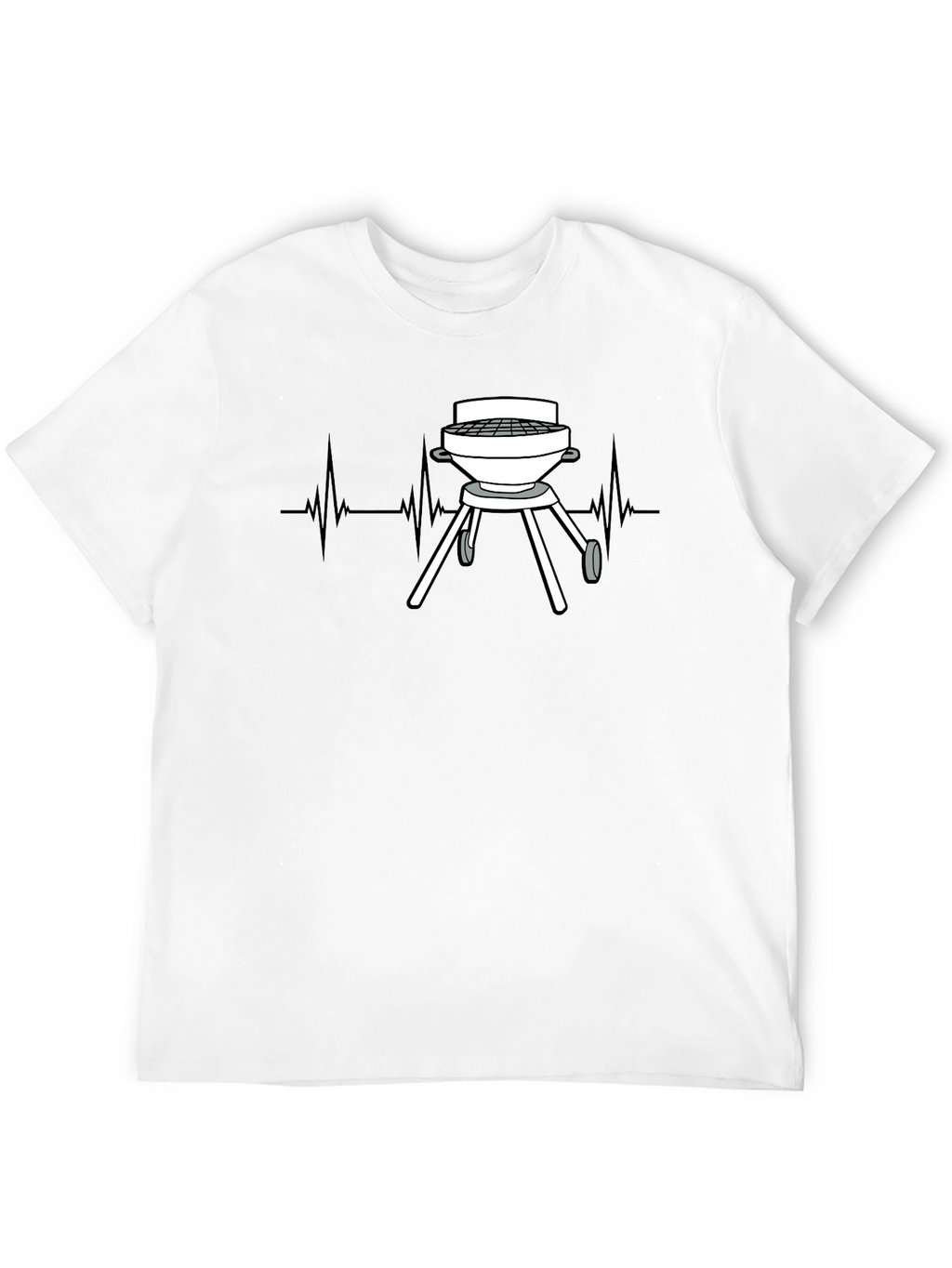 Grill Heartbeat T-Shirt - BBQ Lover