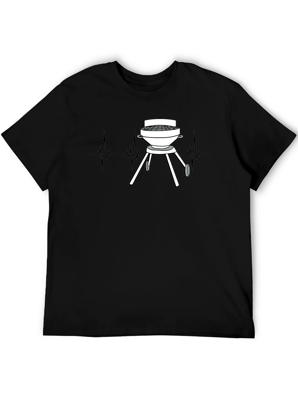 Grill Heartbeat T-Shirt - BBQ Lover