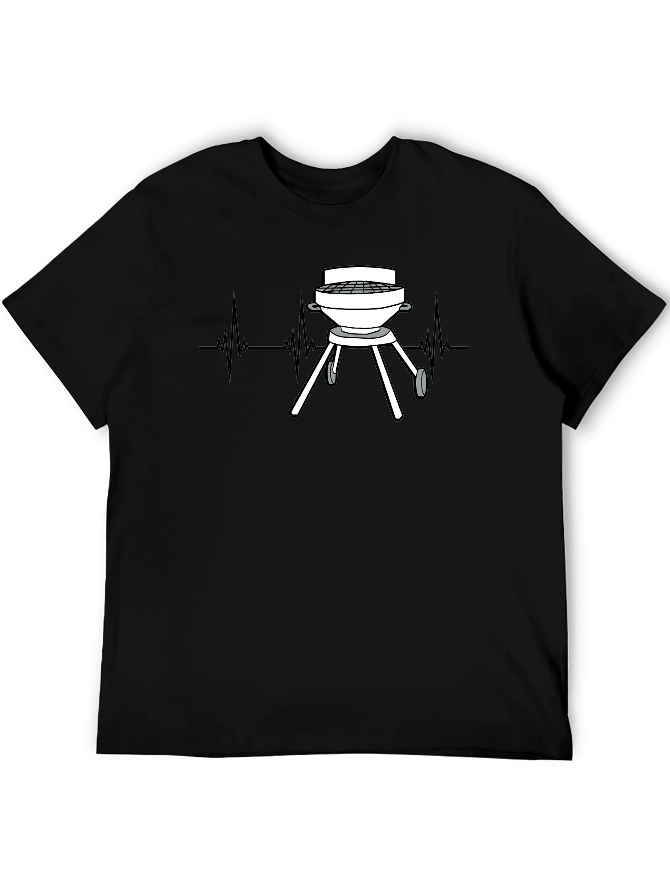 Grill Heartbeat T-Shirt - BBQ Lover